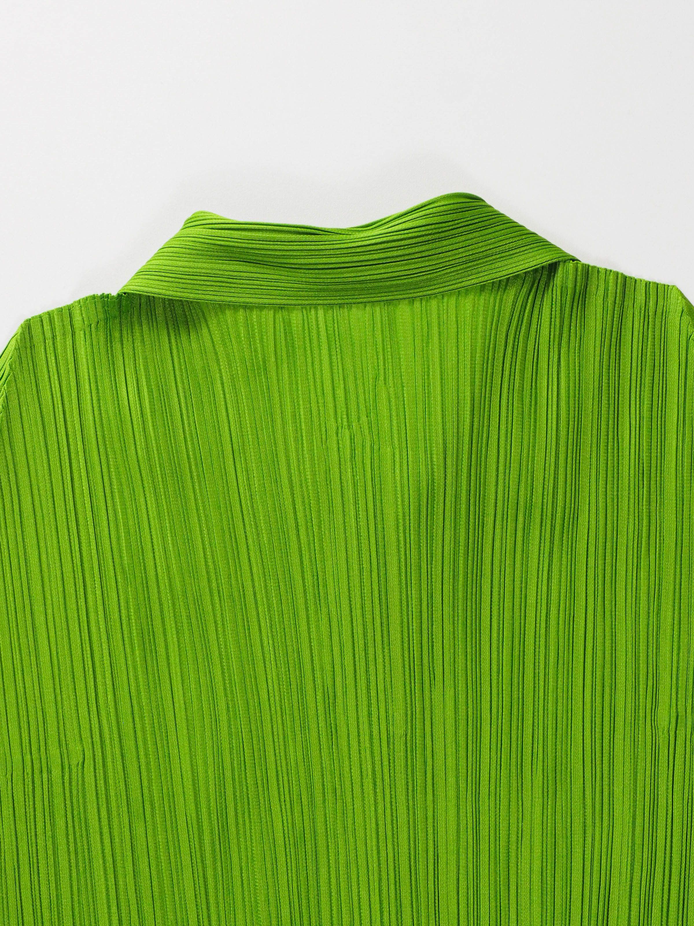 Pleats Please Issey Miyake Pleats Please Issey Miyake Pleated Polo Top Size L / US 10 / IT 46 - 9 Thumbnail