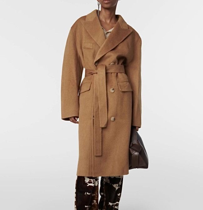 Acne Studios Acne Studios: Alpaca/ Wool Coat - Camel Size L / US 10 / IT 46 - 3 Thumbnail