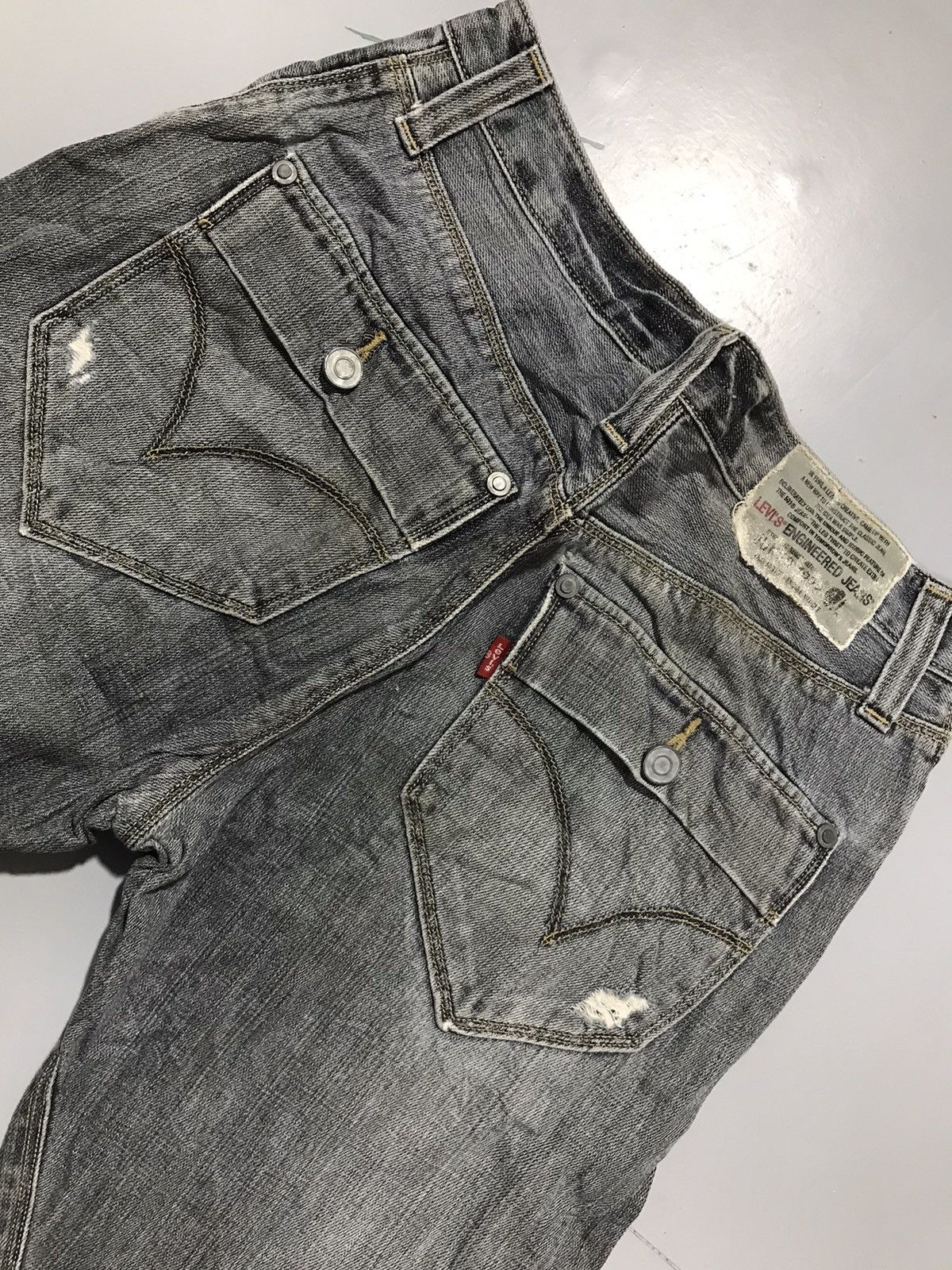 Levi's Vintage Levi’s engineer jeans denim Size US 30 / EU 46 - 11 Thumbnail