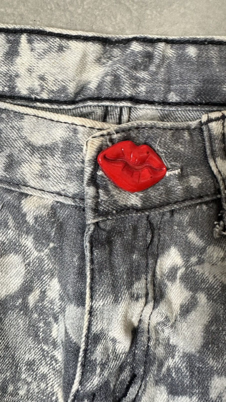 Japanese Brand ACID WASH DENIM PANT Size US 30 / EU 46 - 6 Thumbnail