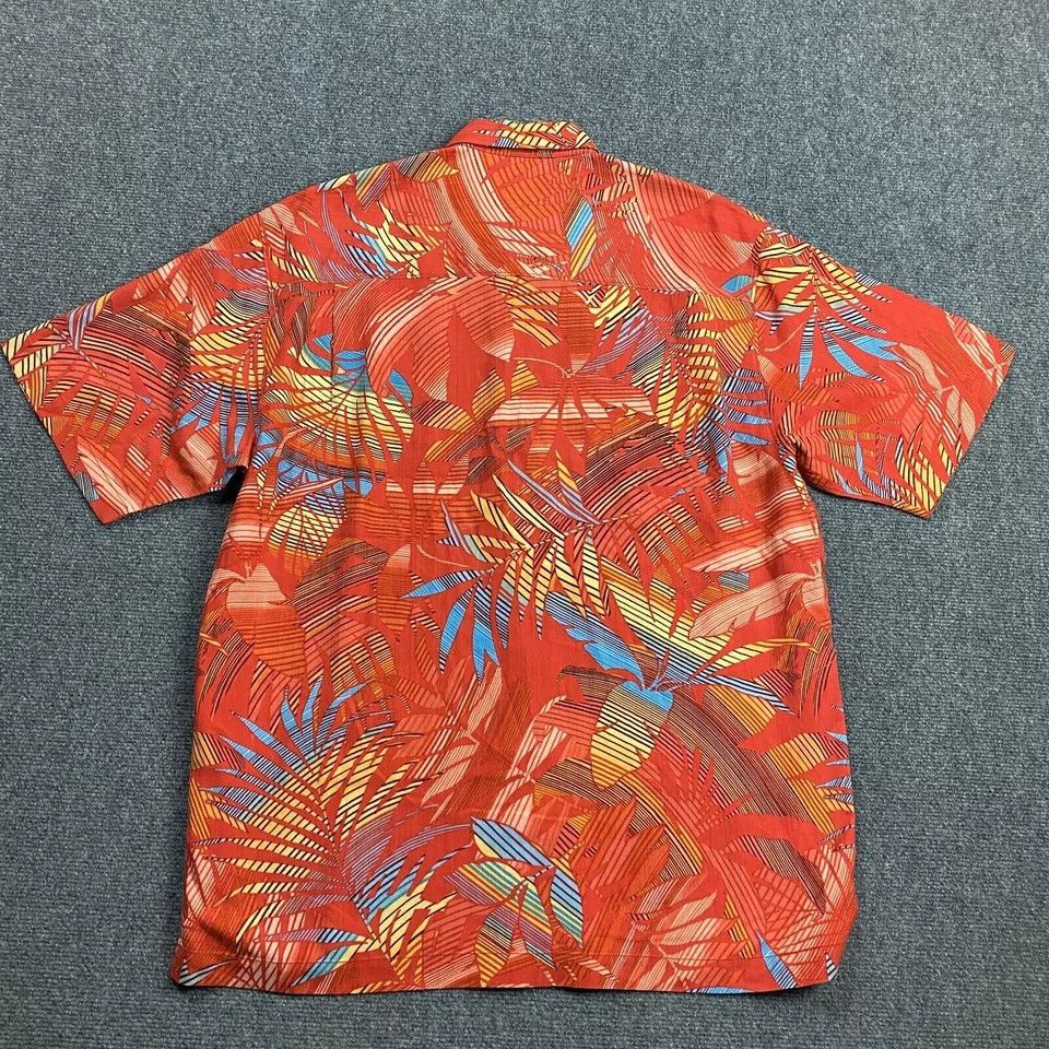 Tommy Bahama Tommy Bahama Hawaiian Shirt Men's Large All Over Print Silk Size US L / EU 52-54 / 3 - 4 Thumbnail