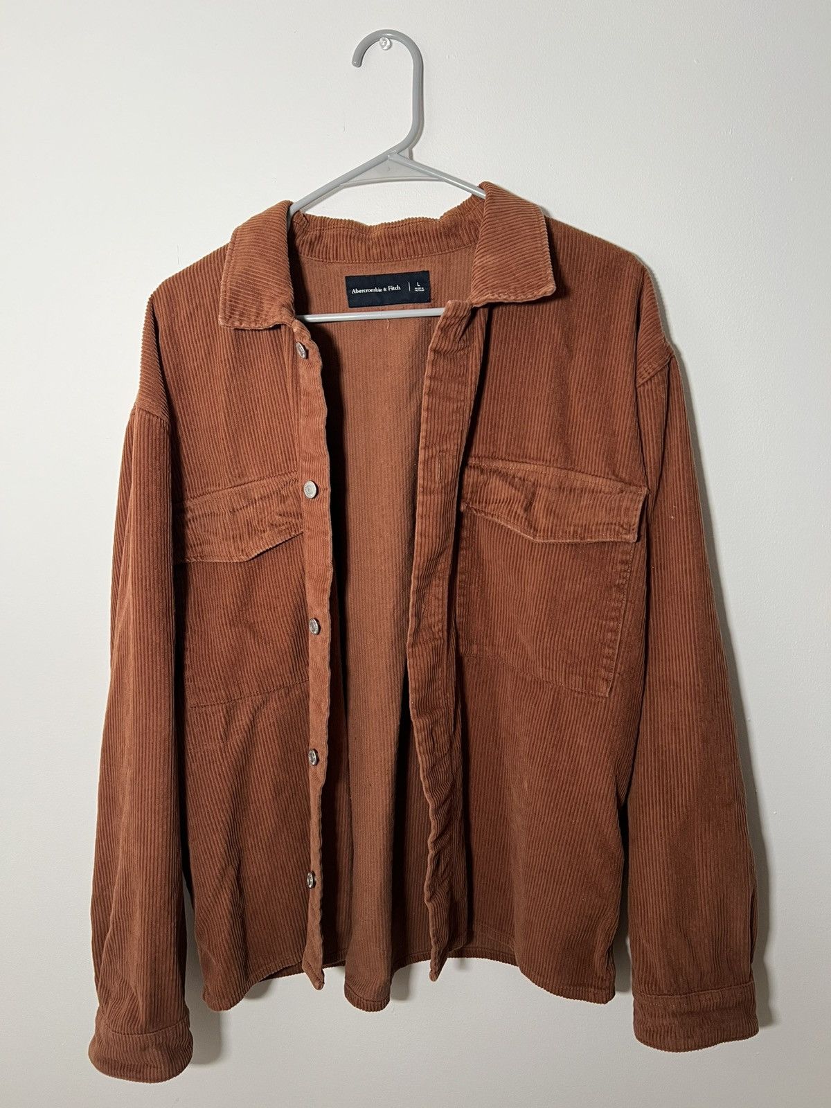 Abercrombie & Fitch Abercrombie Brown Corduroy Jacket Size US L / EU 52-54 / 3 - 1 Thumbnail