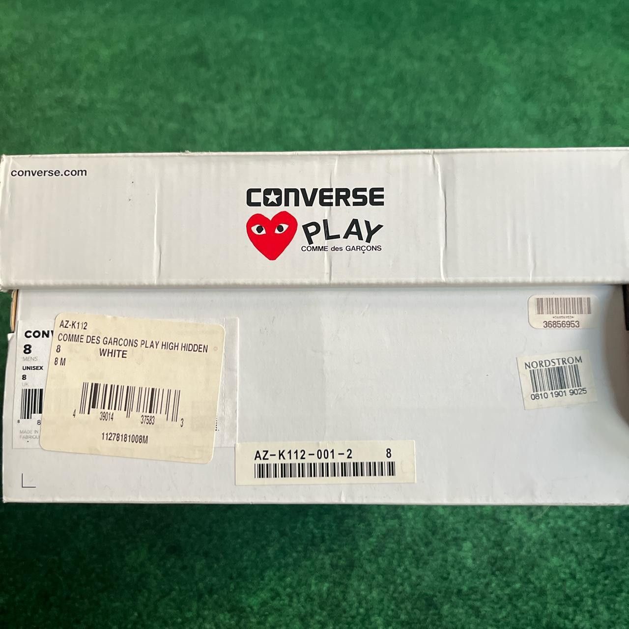 Comme des Garcons × Converse Comme Des Garcon Converse High-Top White With Box Size US 8 / EU 41 - 7 Thumbnail
