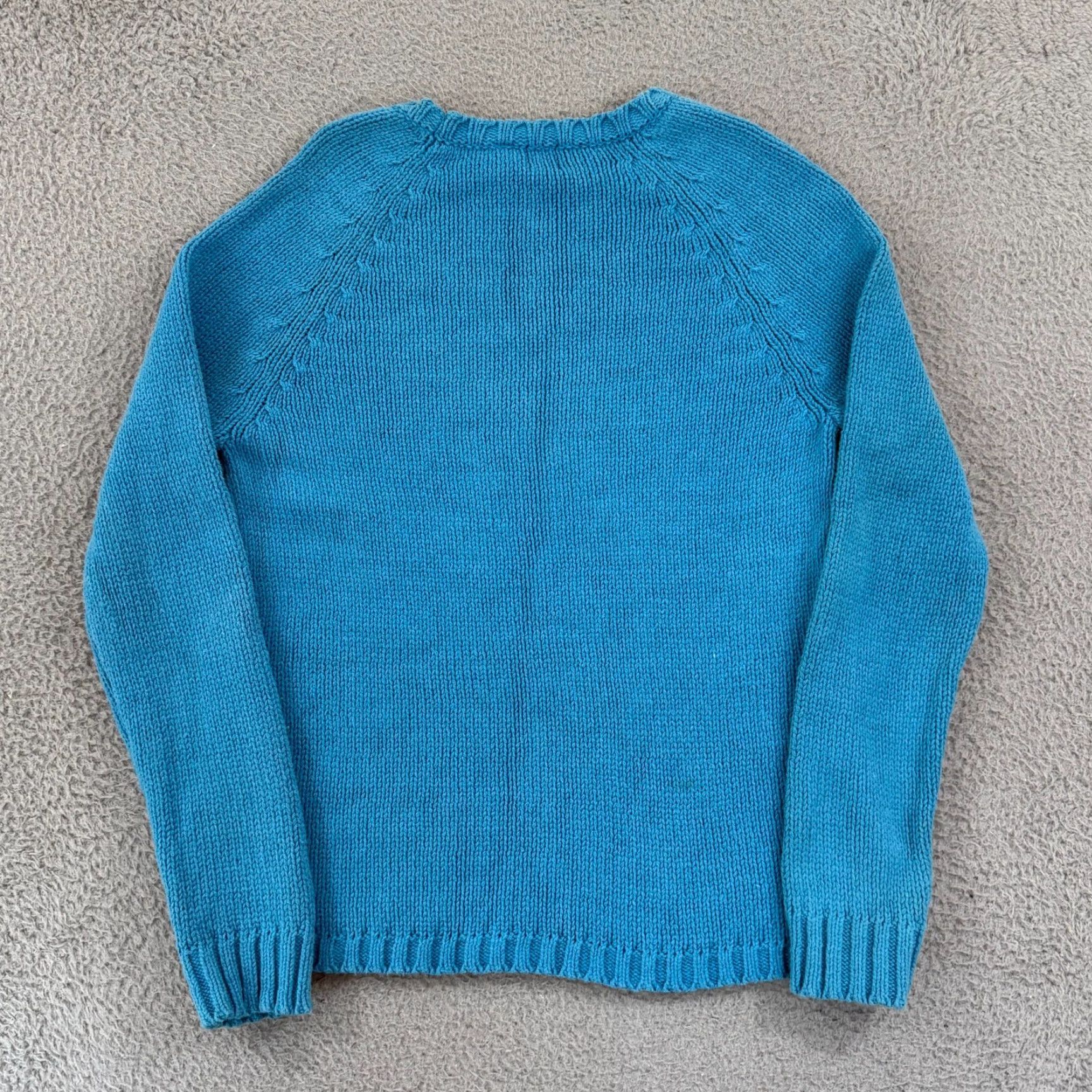 Gap VINTAGE Gap Sweater Women XL Blue Long Sleeve Oversized Jumper Knit Pullover Y2K Size XL / US 12-14 / IT 48-50 - 6 Thumbnail