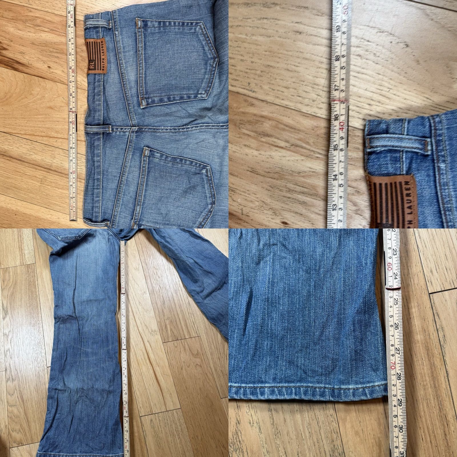 Ralph Lauren VTG Polo Ralph Lauren Jeans Co Pants Womens 8 Relaxed Flared Straight Shirt? Size 30" / US 8 / IT 44 - 8 Thumbnail