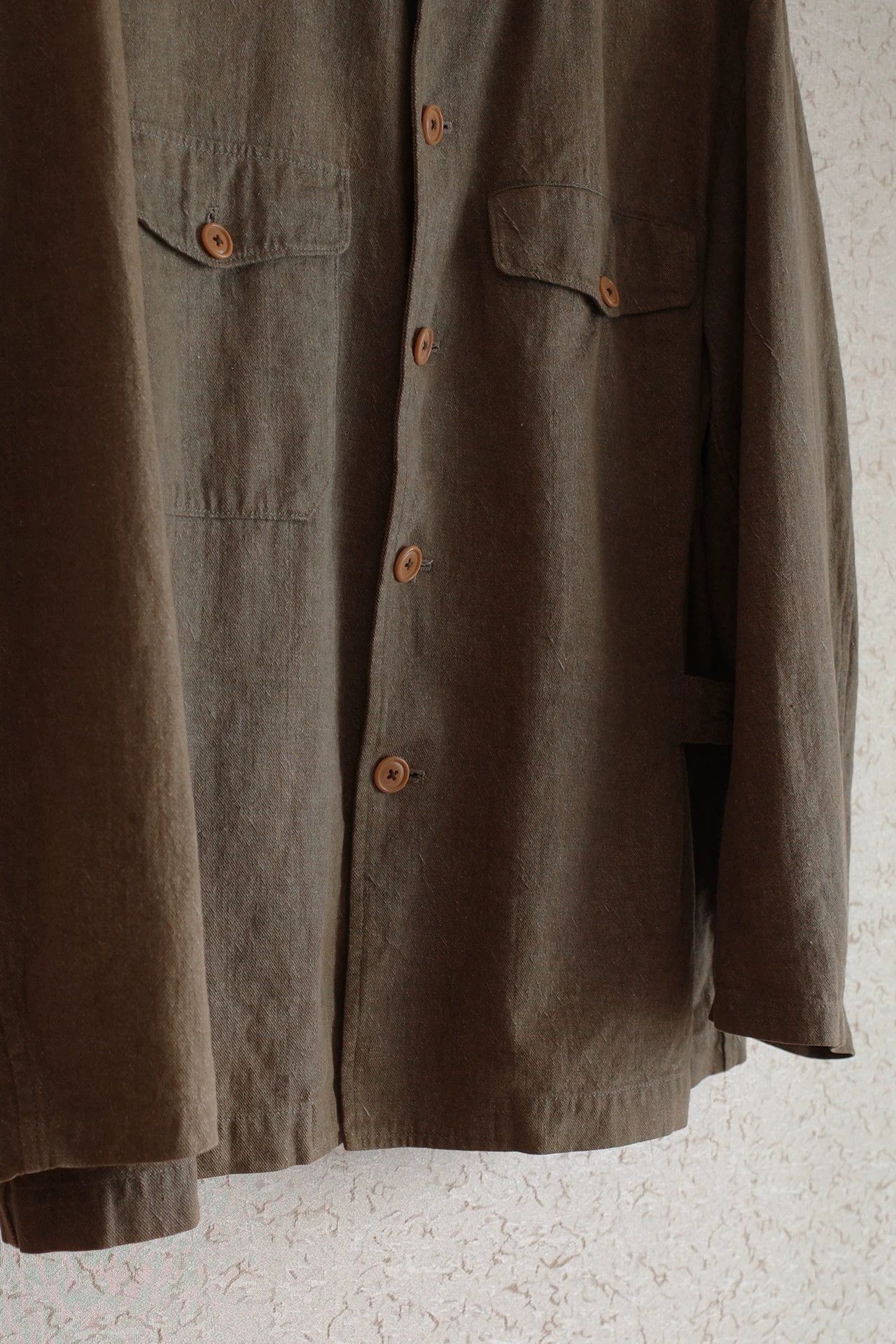 Y's for Men Y's 90s Men's Linen-Cotton Plant-Dyed Jacket Size US M / EU 48-50 / 2 - 5 Thumbnail