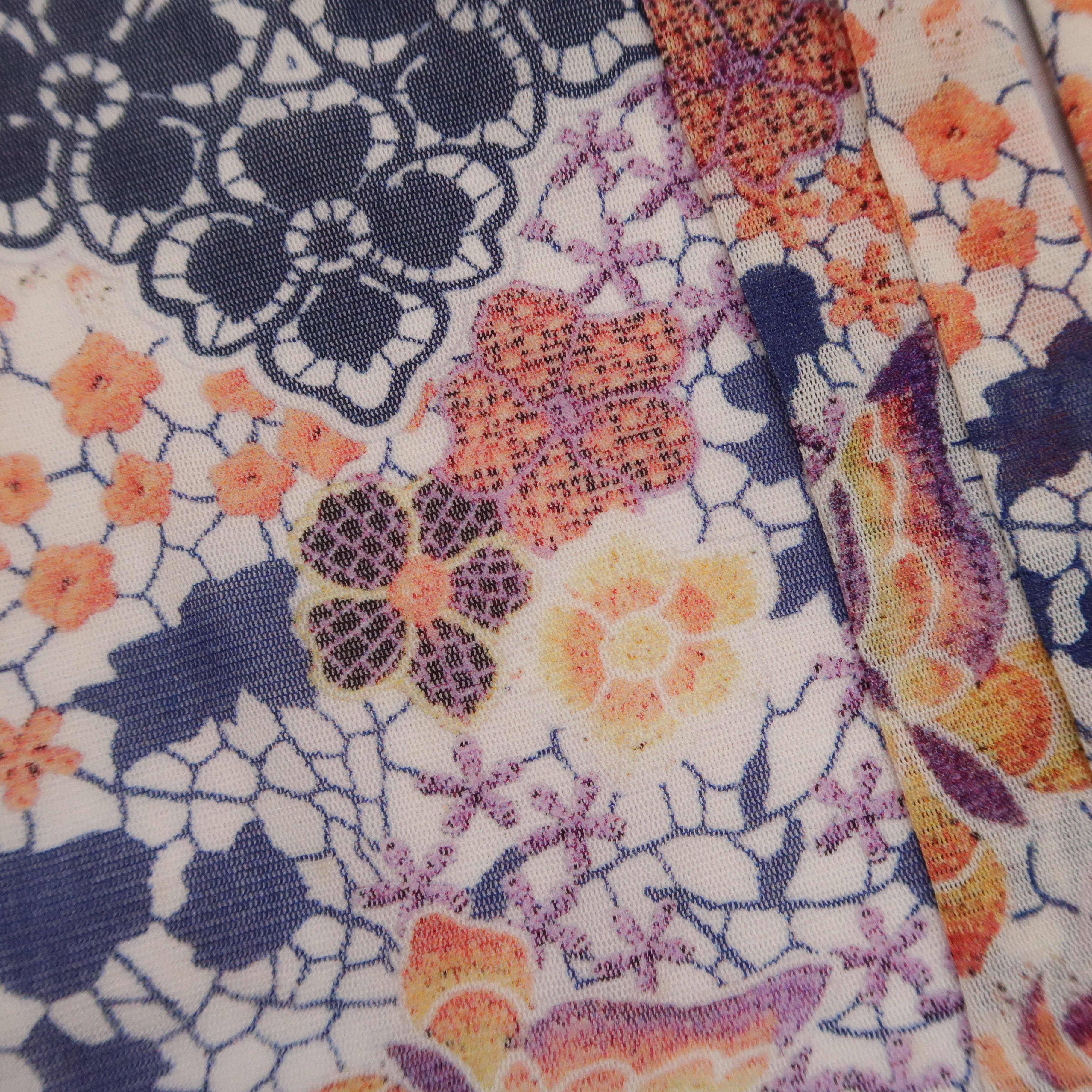 Vivienne Tam S/S 99 Butterfly Buddha Floral Mesh Long Sleeve Size M / US 6-8 / IT 42-44 - 6 Thumbnail