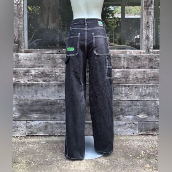 Empyre Vintage 90s Empyre Tori Black Loose Raver Carpenter Jeans Size 28" / US 6 / IT 42 - 5 Thumbnail