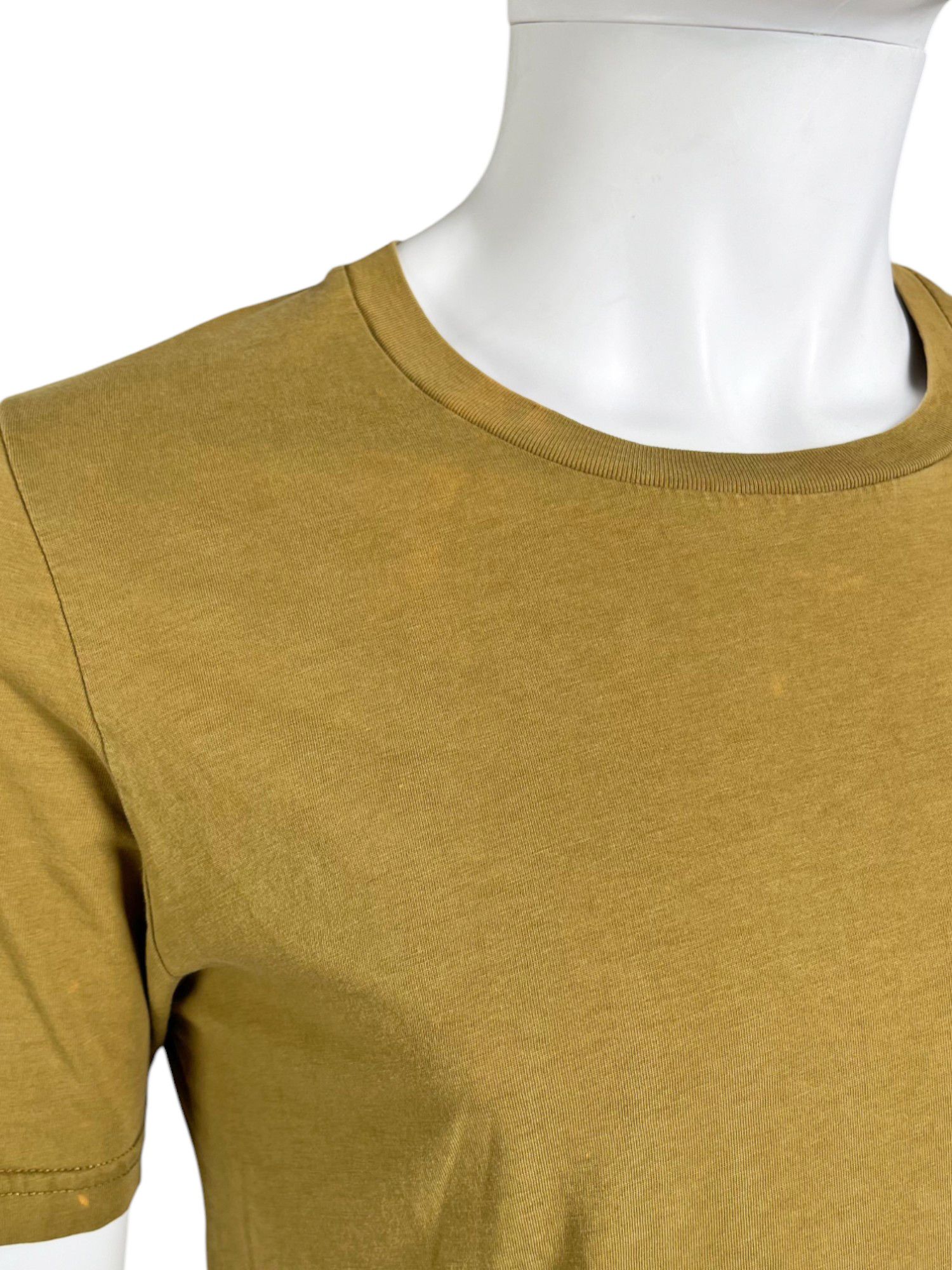 Maison Margiela S/S 2016 Yellow Ochre Cotton Tee Size US S / EU 44-46 / 1 - 6 Thumbnail