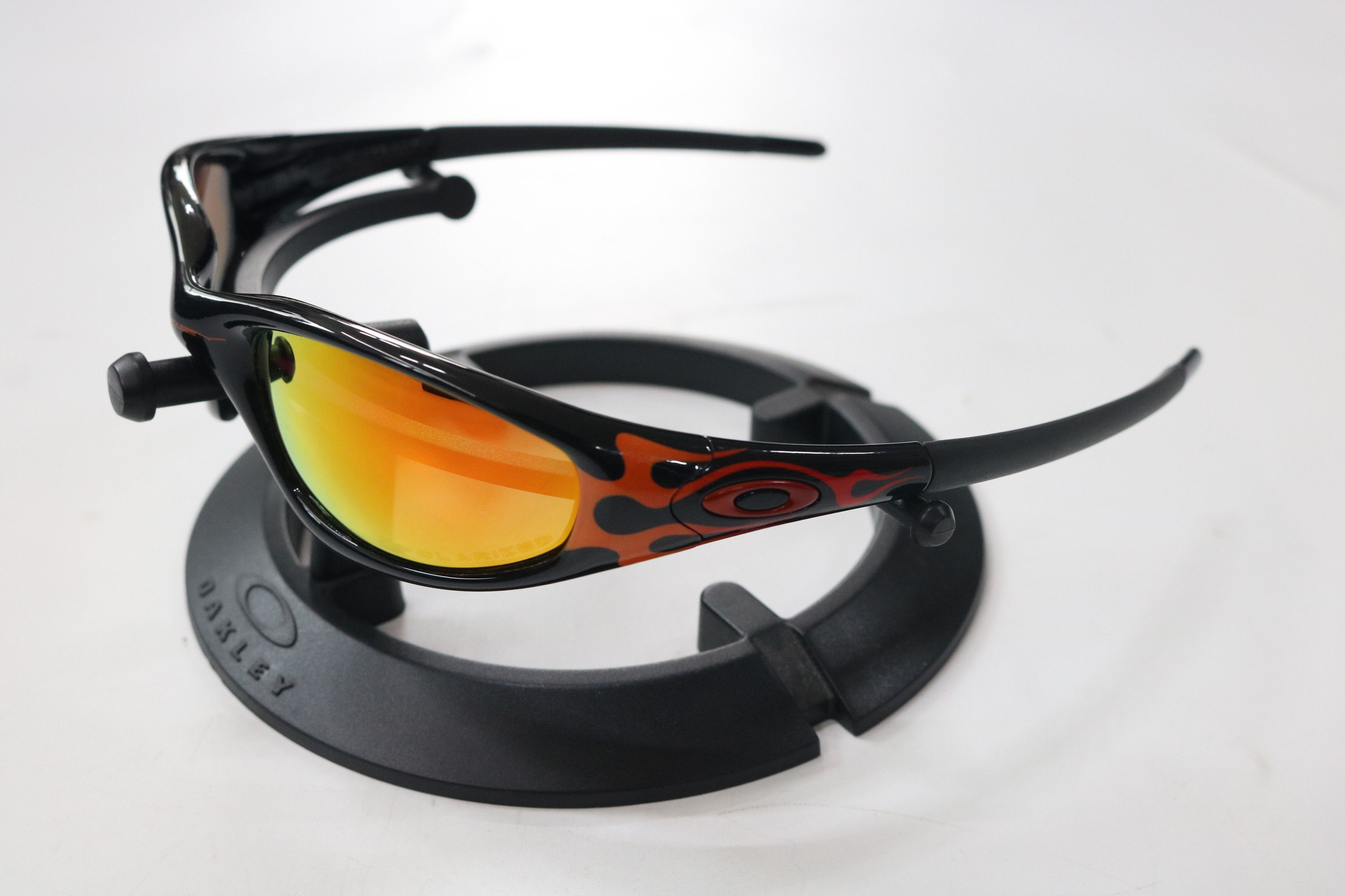 Oakley OAKLEY 1999 New Straight Jacket 1.0 Orange / Fire Sunglasses Size ONE SIZE - 5 Thumbnail