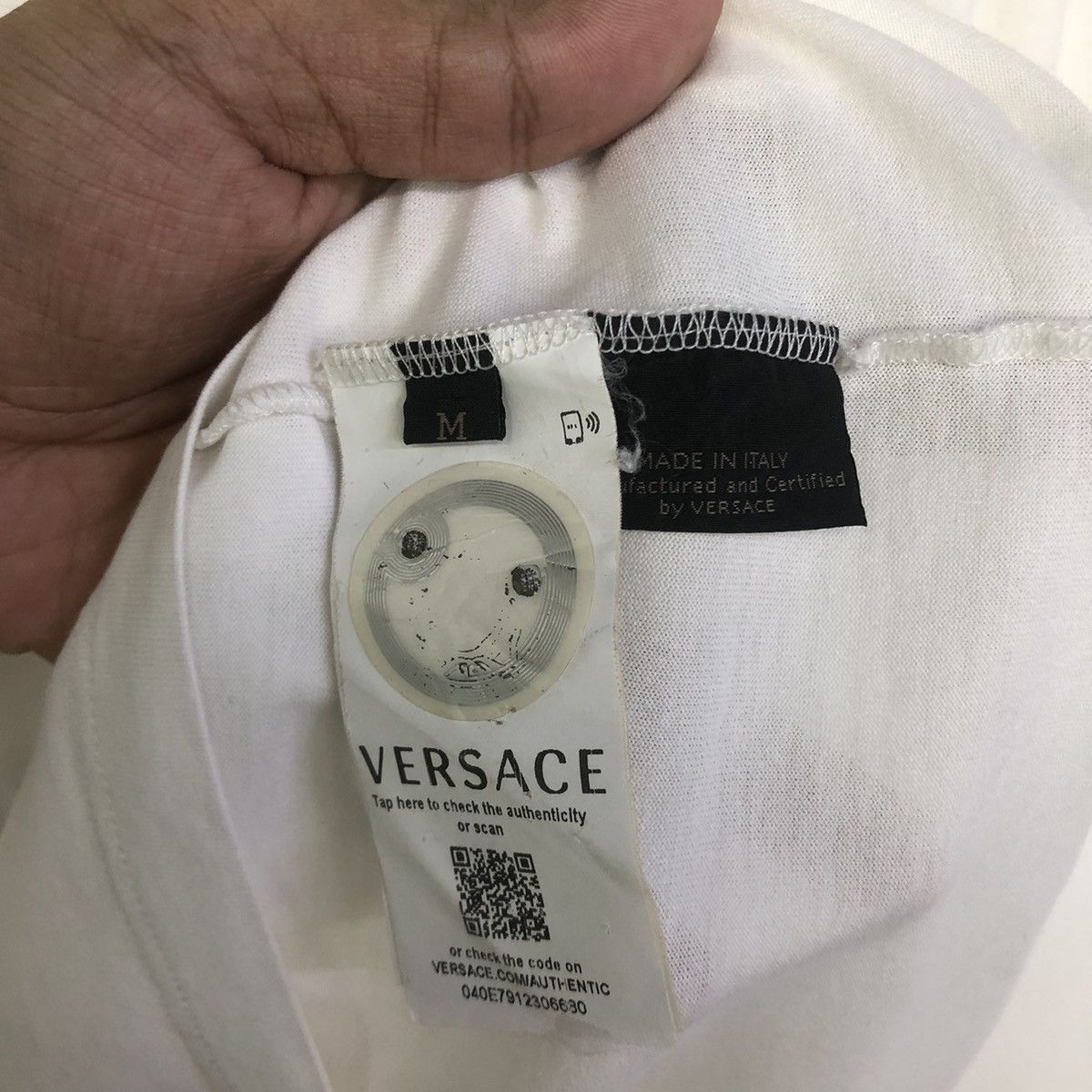 Versace VERSACE HOME SIGNATURE TAYLOR FIT TSHIRT Size US M / EU 48-50 / 2 - 12 Thumbnail