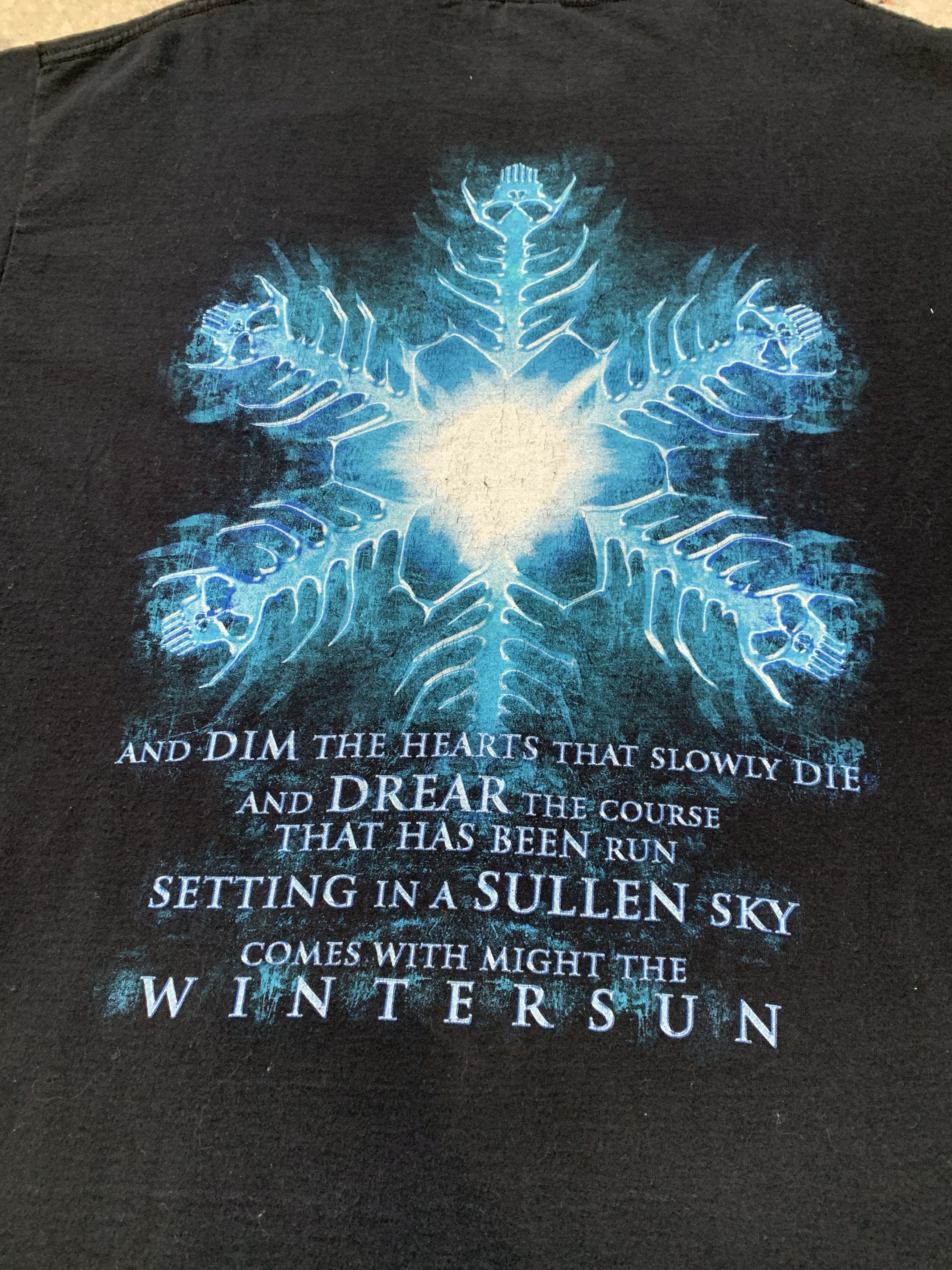 Band Tees × Fruit Of The Loom × Vintage Vintage Wintersun Tee Size US XL / EU 56 / 4 - 7 Thumbnail