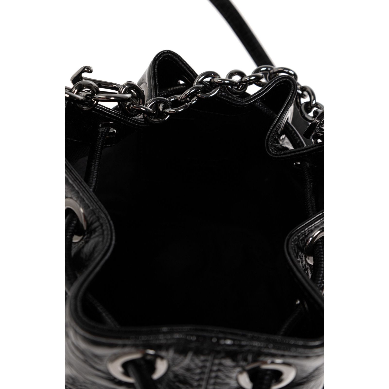 Off-White OFF WHITE Dumbo Black Leather Shoulder Bag New & Authentic Size ONE SIZE - 4 Thumbnail