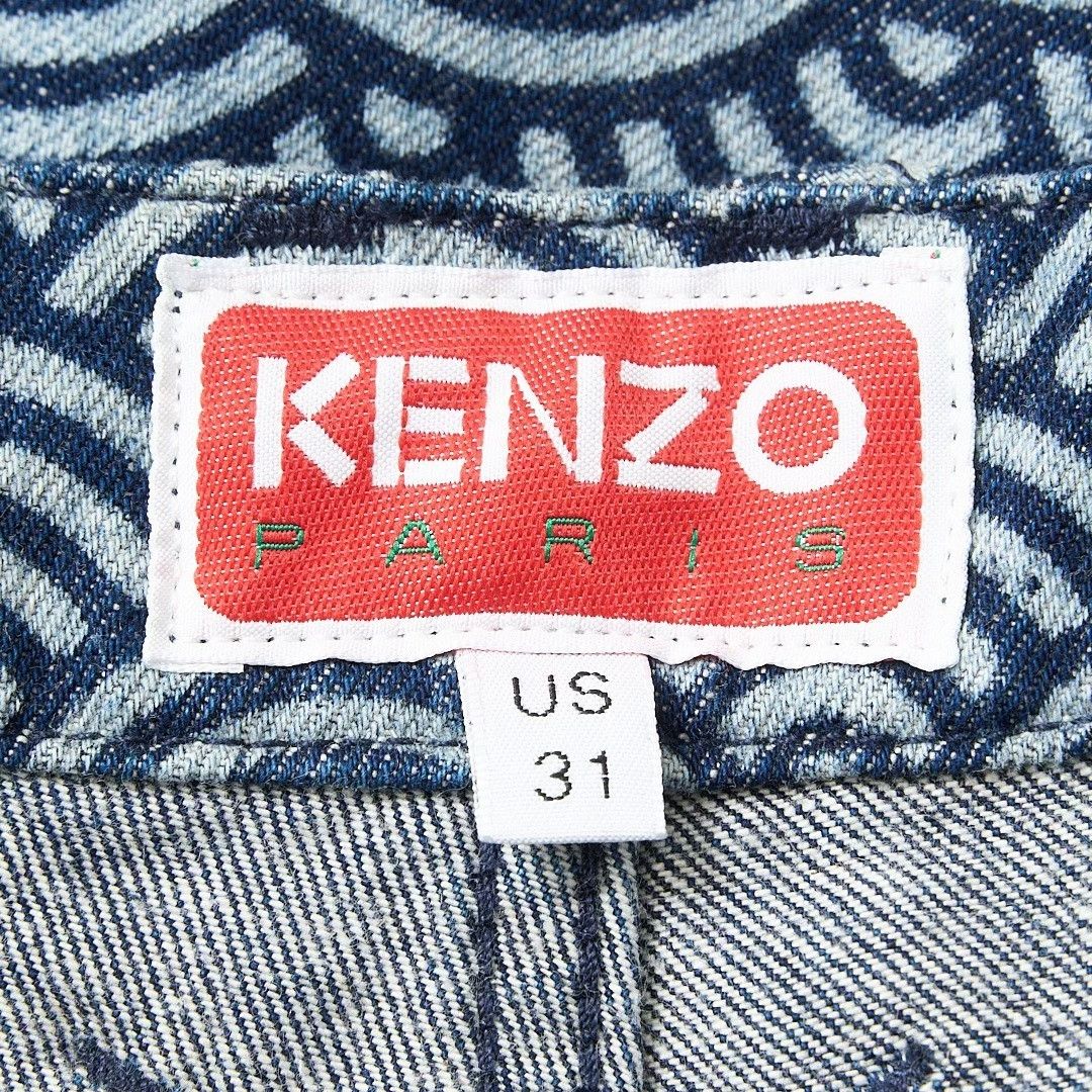 Kenzo Kenzo Men's Ripple Straight Jeans Size US 30 / EU 46 - 8 Thumbnail