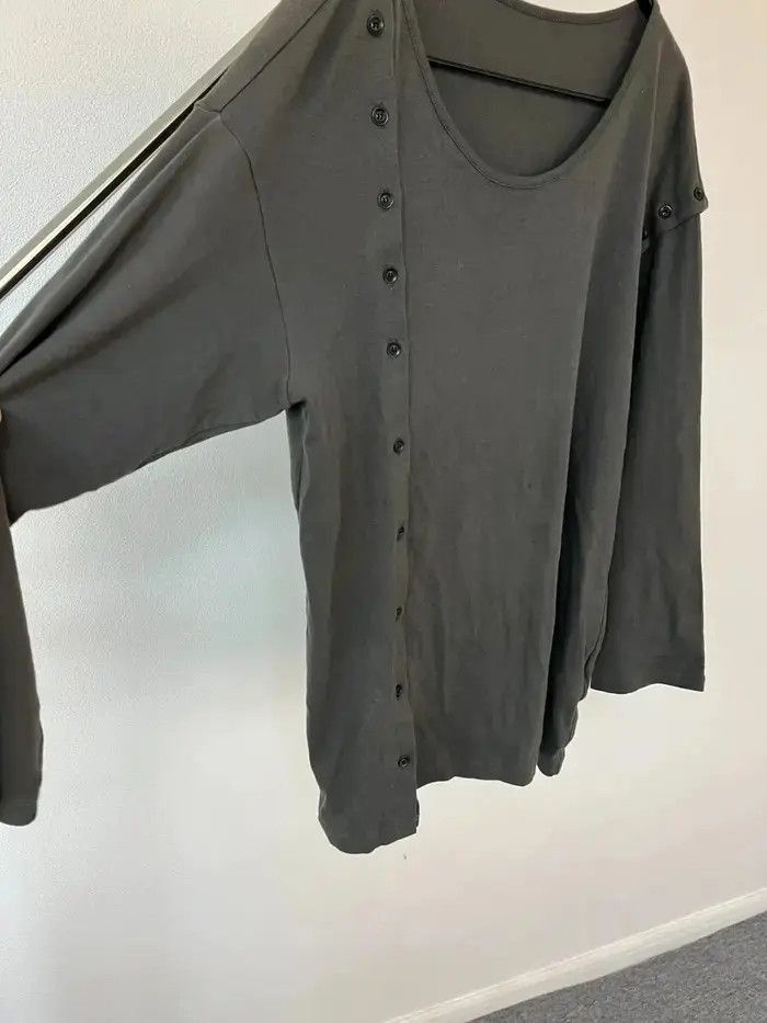 Yohji Yamamoto Yohji Yamamoto side button L/S Tee Size US L / EU 52-54 / 3 - 3 Thumbnail