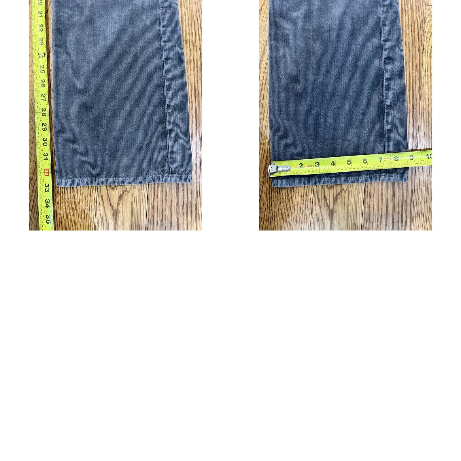 Vintage AG Adriano Goldschmied The Protege Corduroy Pants Men 34x33 Straight Leg Gray 5-Pocket USA Chino Size US 34 / EU 50 - 10 Thumbnail