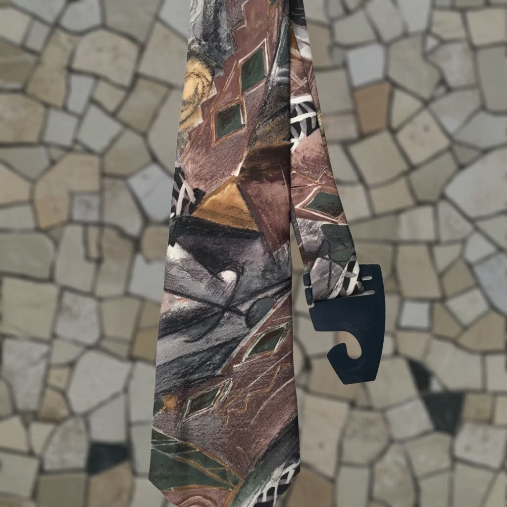 Vintage VINTAGE Towncraft Necktie Neck Tie ~abstract poly Men's Size ONE SIZE - 1 Thumbnail