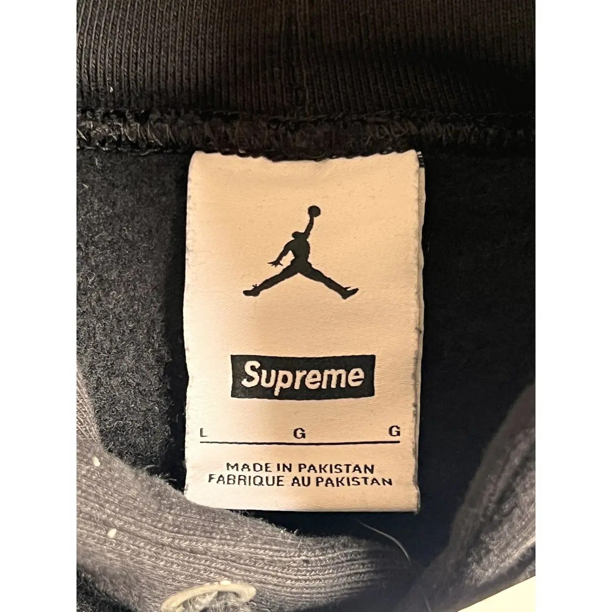 Supreme Supreme®/Jordan® Hoodie Size US L / EU 52-54 / 3 - 3 Thumbnail