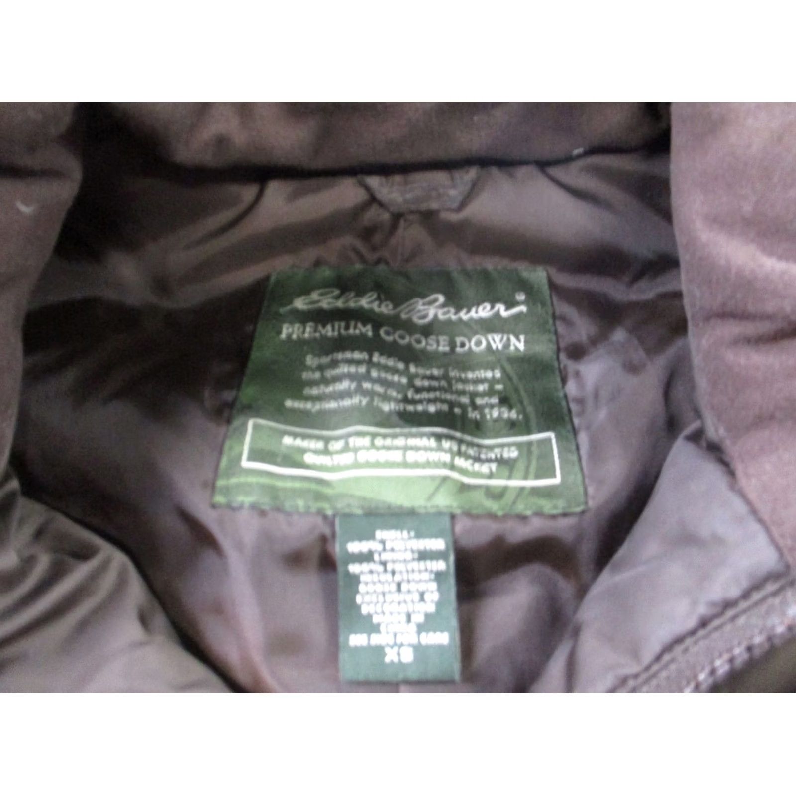 Eddie Bauer Eddie Bauer Vest Jacket Women XS Brown Goose Down Puffer Quilted Outdoor Preppy Size XS / US 0-2 / IT 36-38 - 6 Thumbnail