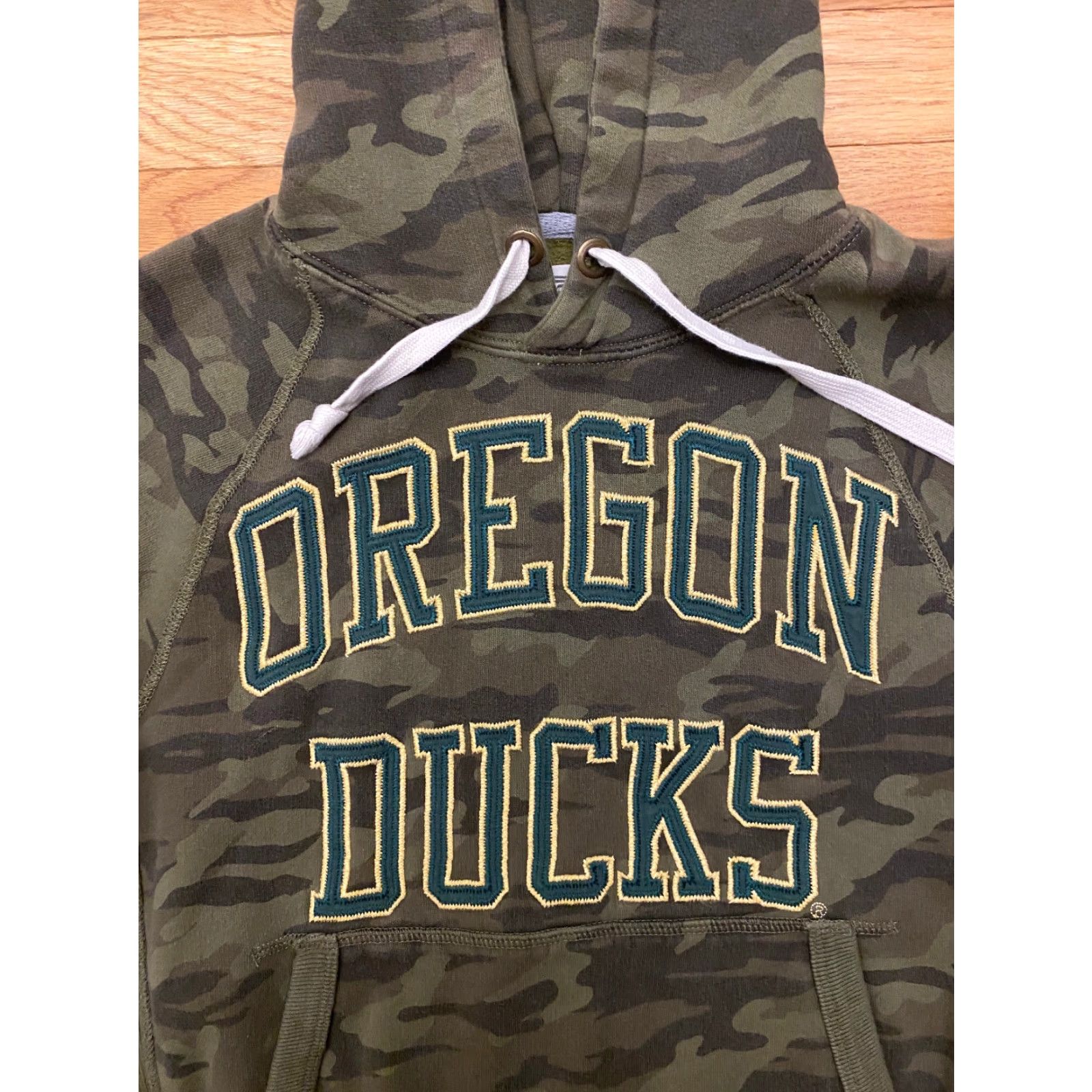 Vintage Mens XS TAILGATE Hoodie CAMOUFLAGE Camouflage CAMO Oregon Ducks Brown/Green Size US XS / EU 42 / 0 - 2 Thumbnail