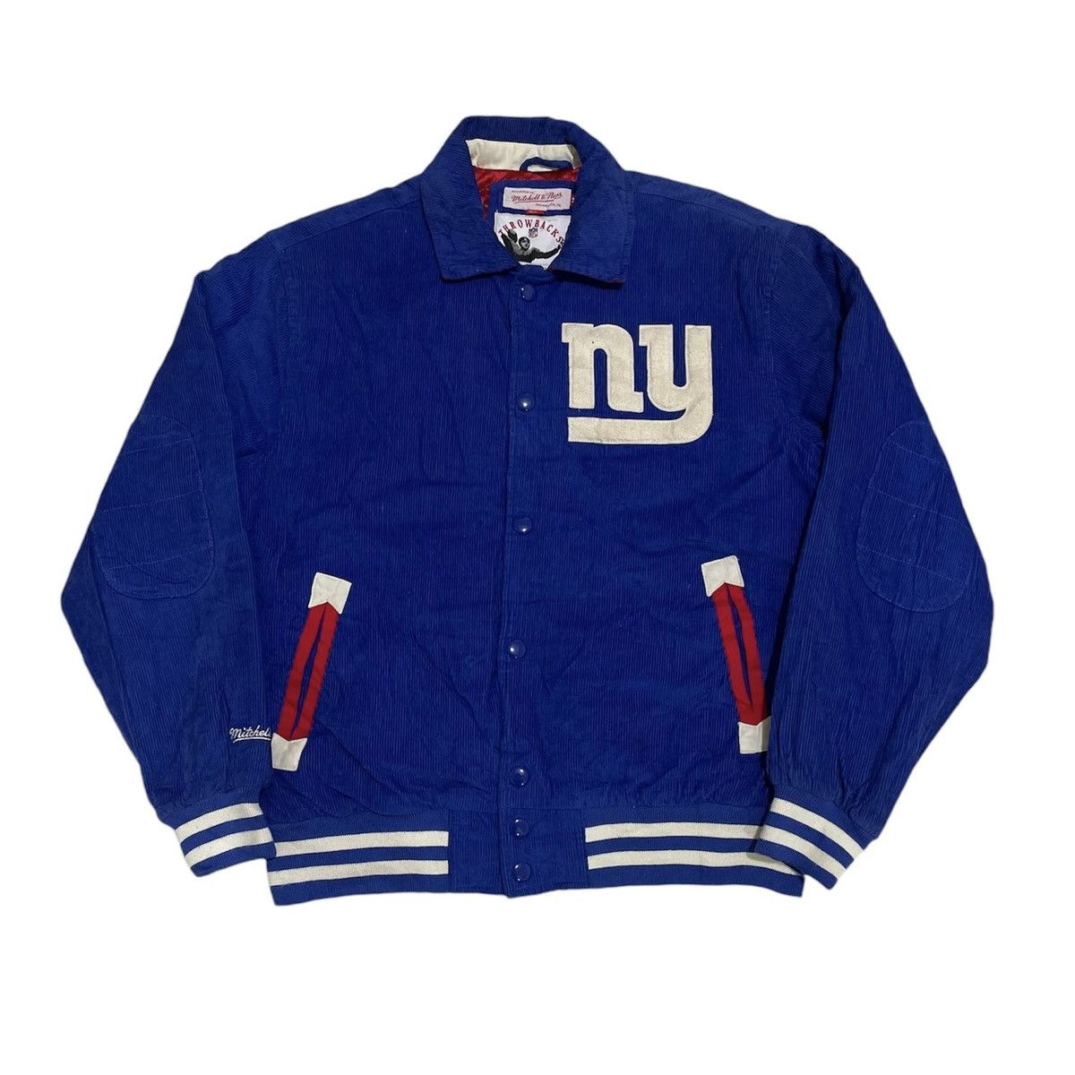 Mitchell & Ness × NFL Mitchell & Ness New York Varsity Corduroy Stadium Jacket Size US M / EU 48-50 / 2 - 1 Thumbnail