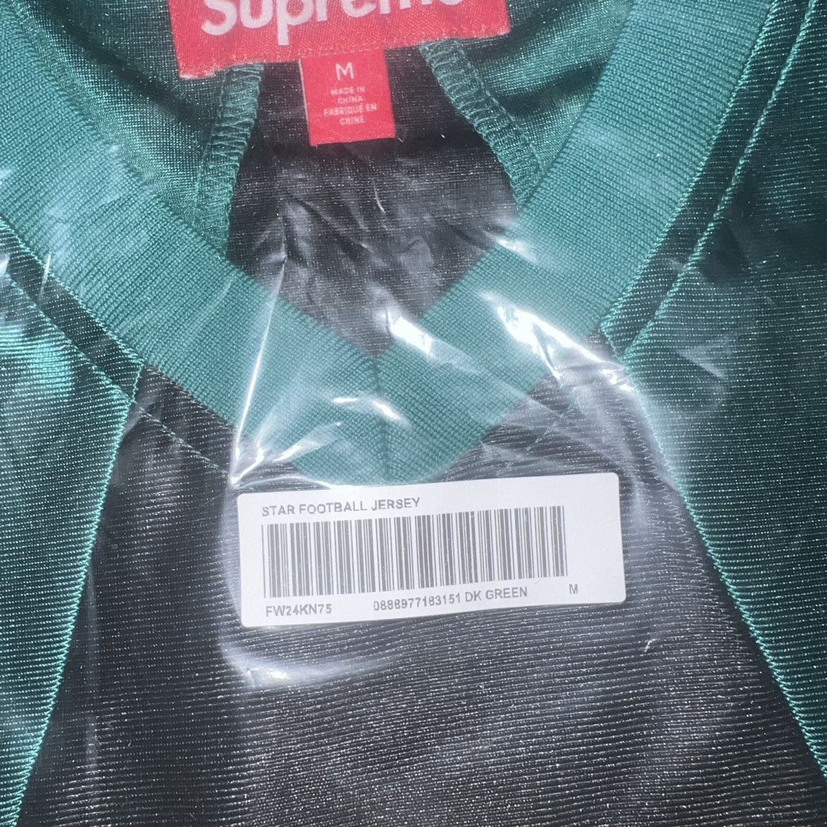 Supreme Supreme Star Football Jersey Green Size M Size US M / EU 48-50 / 2 - 4 Thumbnail