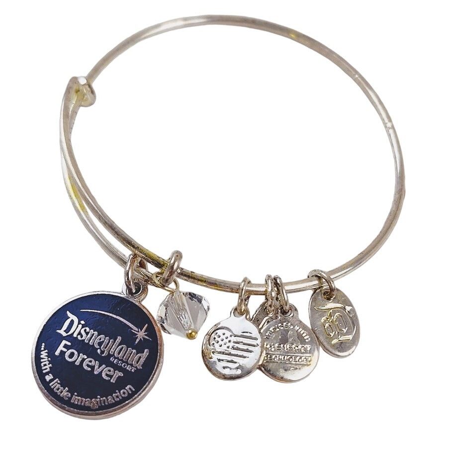 Disney Alex and Ani Disneyland Forever Charm Bangle - Silver Toned Size ONE SIZE - 1 Thumbnail