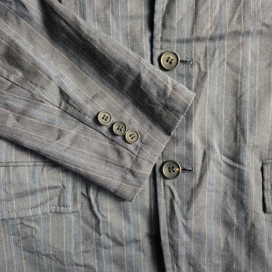 Comme des Garcons Homme COMME des GARÇONS HOMME 2004AW Striped 3B Tailored Jacket S Size US S / EU 44-46 / 1 - 9 Thumbnail