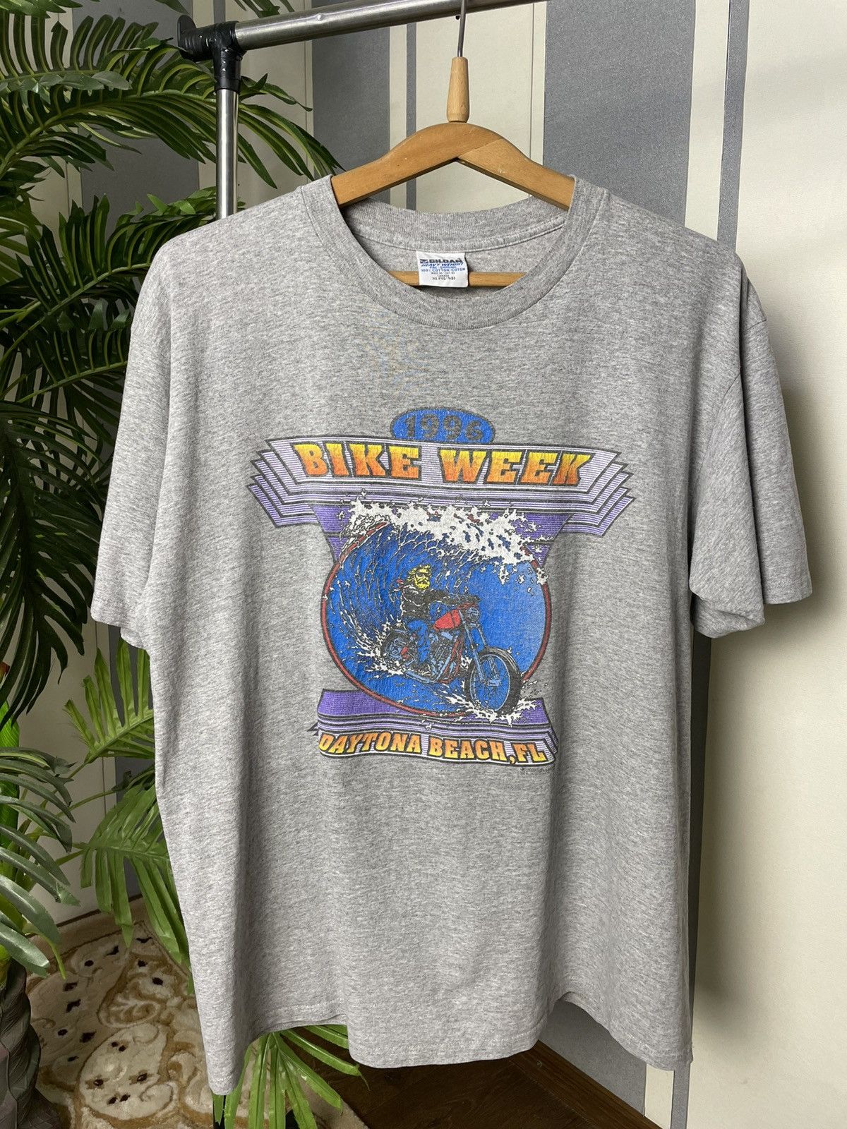 Vintage Vintage 1996 Bike Week Daytona Beach T-Shirt XL Size US XL / EU 56 / 4 - 1 Thumbnail