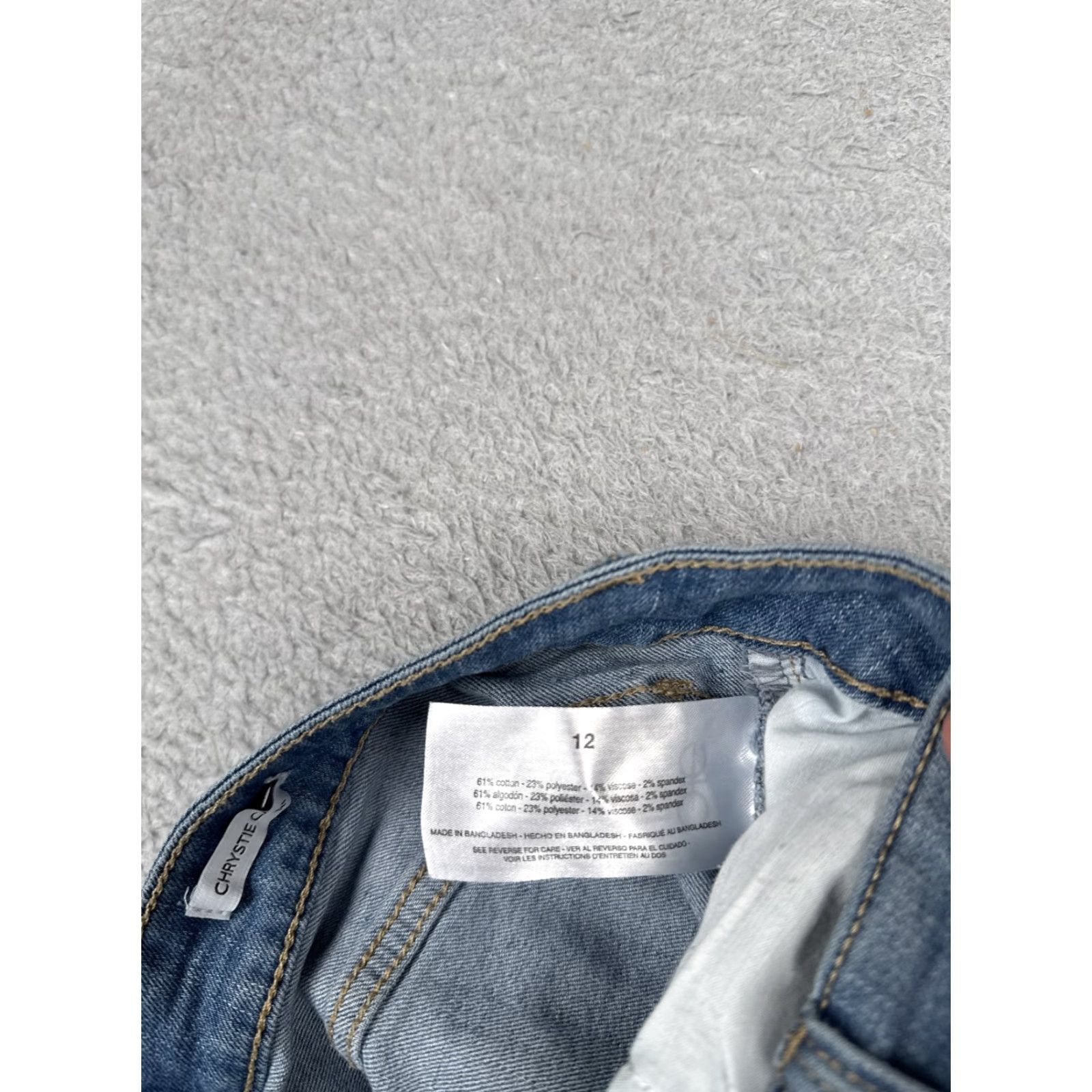 Nine West Nine West Chrystie Capri Jeans Womens 12 Blue Med Wash Mid Rise Denim 32x22 Size 34" / US 12 / IT 48 - 7 Thumbnail