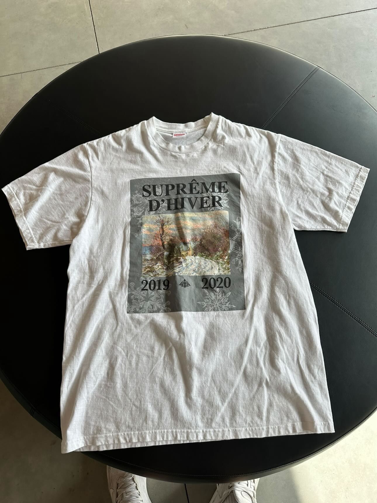 Supreme Supreme D’Hiver t shirt white Size US L / EU 52-54 / 3 - 1 Thumbnail