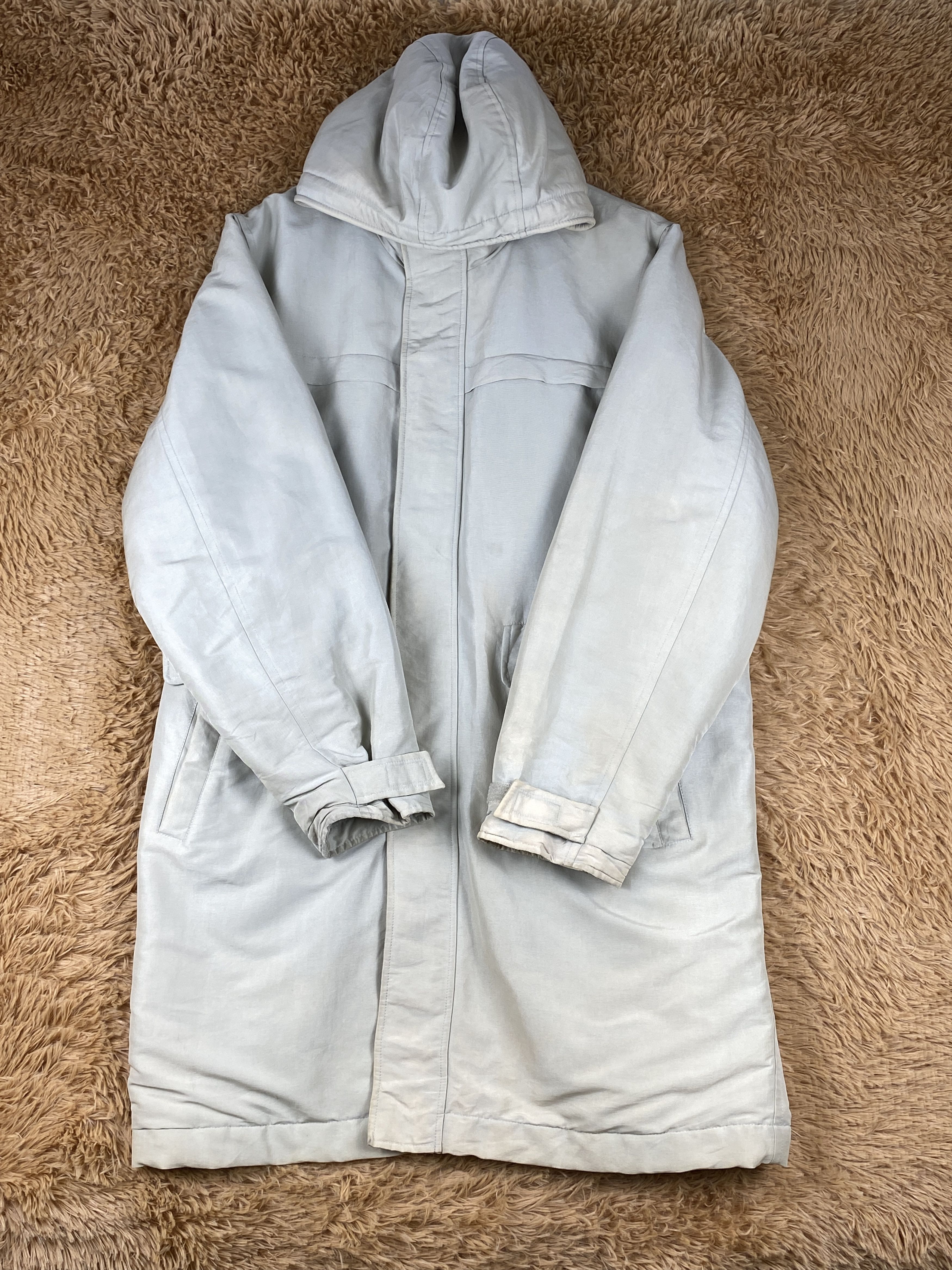 Uniqlo Vintage Uniqlo Hoodie Quilted Lining Long Jacket J1844 Size US L / EU 52-54 / 3 - 8 Thumbnail