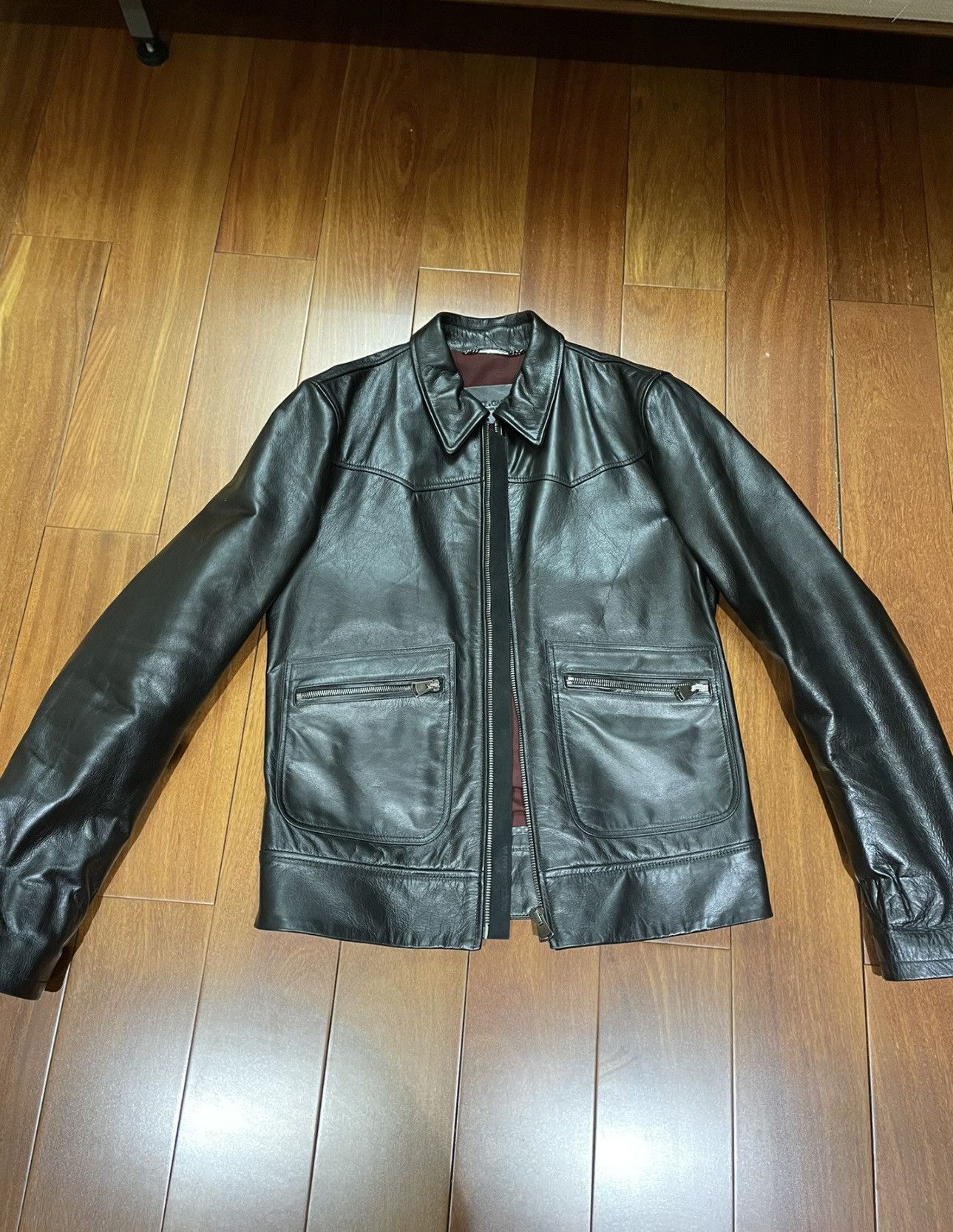 Dolce & Gabbana Dolce & Gabbana pilot leather jacket Toro leather Size US M / EU 48-50 / 2 - 1 Thumbnail