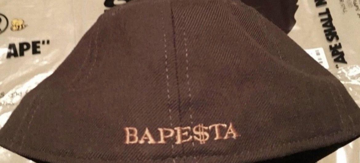 Bape Bape bapesta logo hat 7 1/2 Size ONE SIZE - 2 Thumbnail