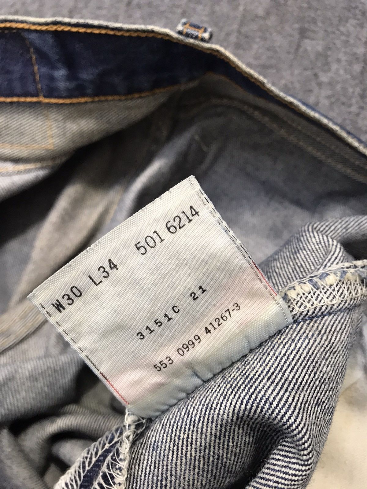 Levi's Vintage Clothing Levi's Lot 501 Indigo Denim Jeans Buttonfly Straight Size US 30 / EU 46 - 15 Thumbnail