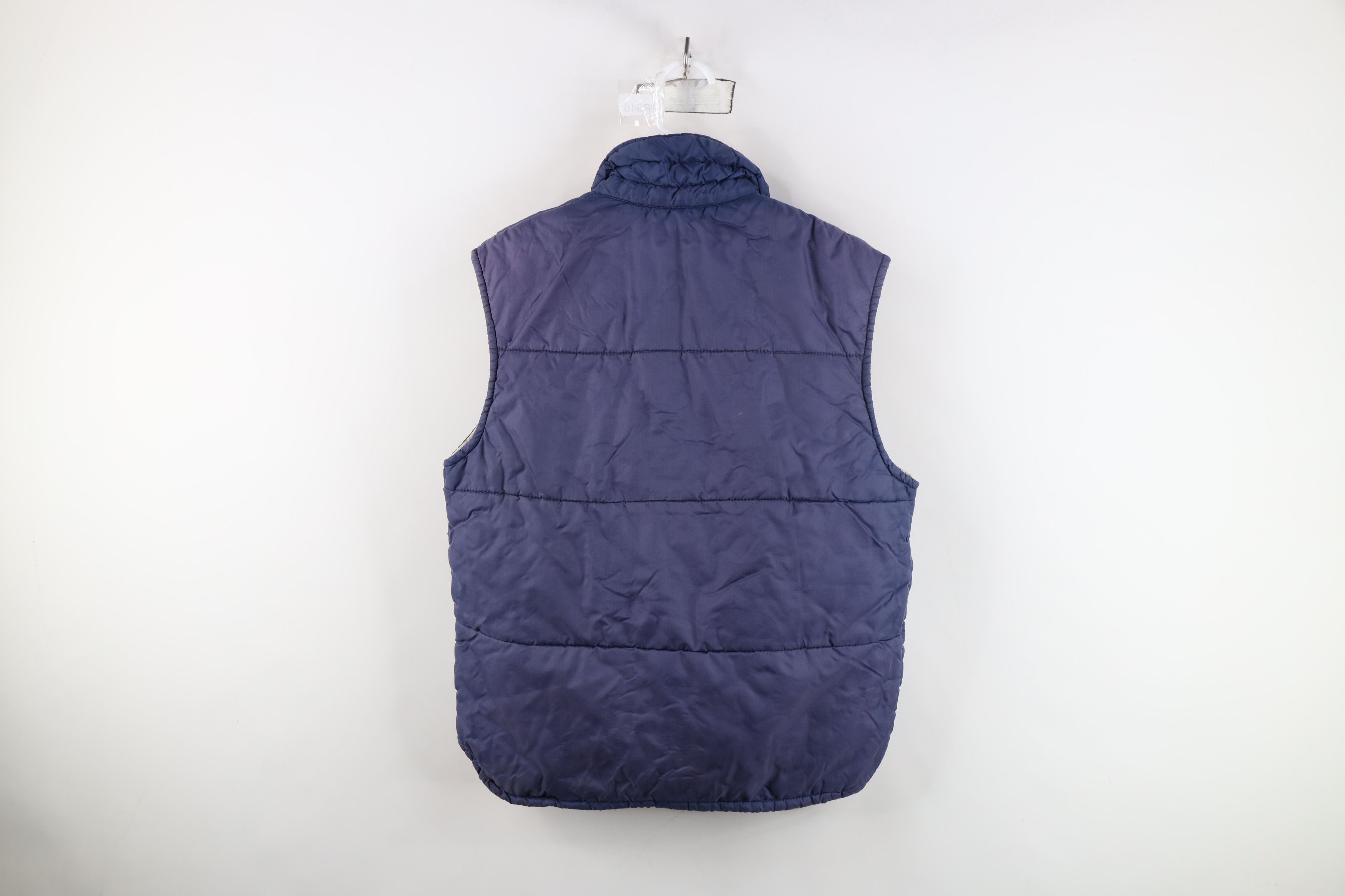 Vintage Vintage 80s 90s Streetwear Puffer Vest Jacket Blue Size US M / EU 48-50 / 2 - 13 Thumbnail