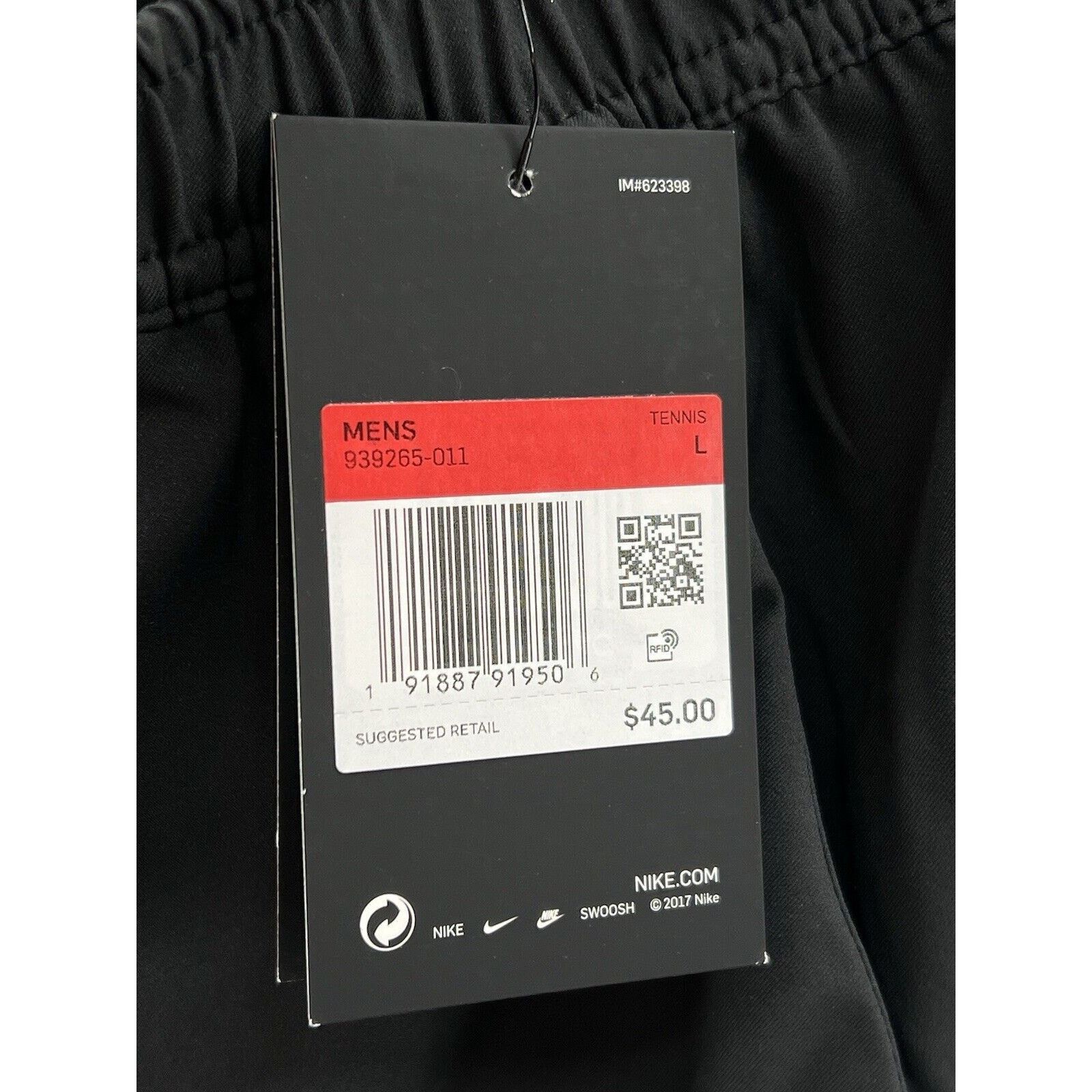 Nike Nike Nikecourt 9” Dry Tennis Shorts Black Large 939265-011 Size US 34 / EU 50 - 4 Thumbnail