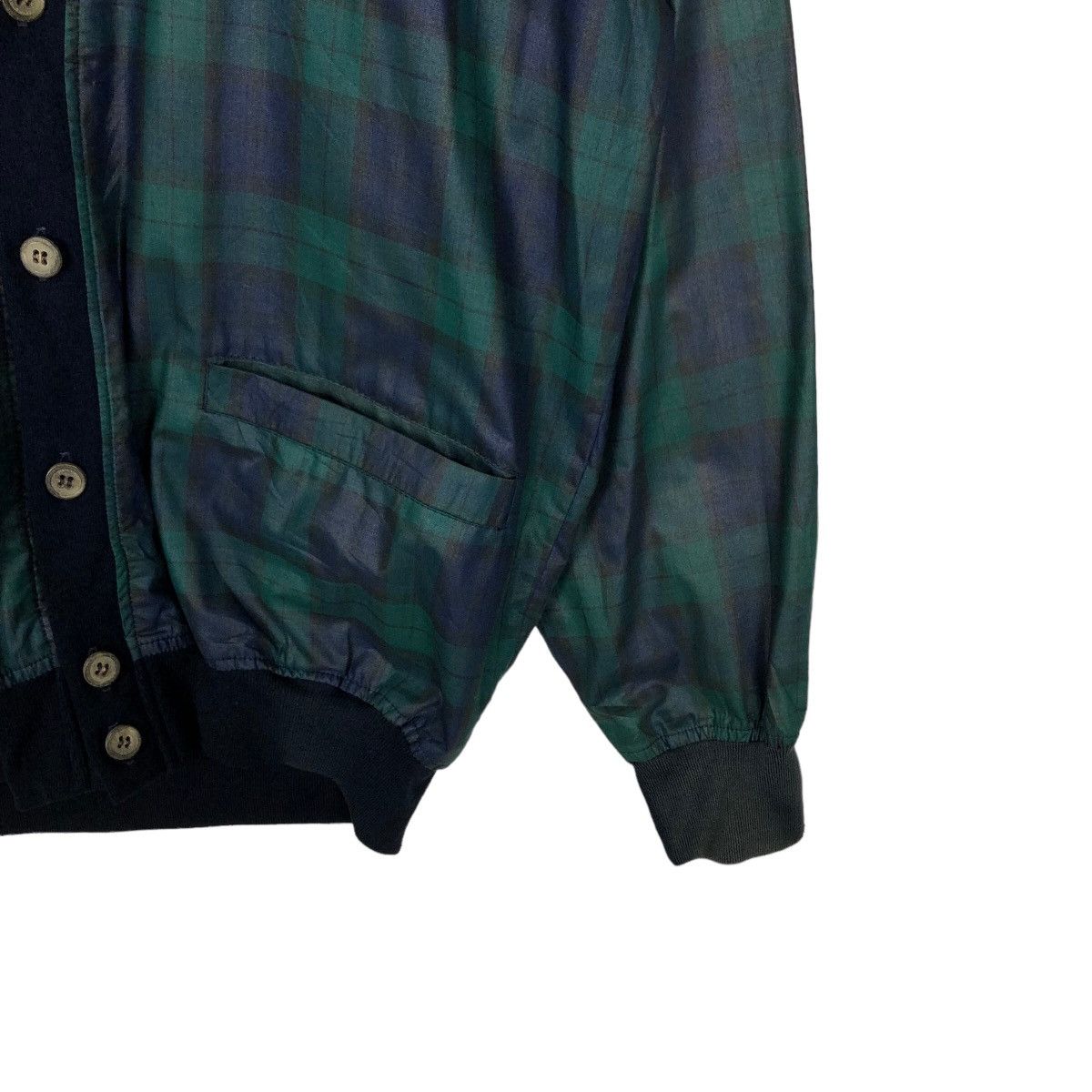 Japanese Brand VINTAGE CARDIGAN BOMBER JACKET ARNOLD PALMER TARTAN DESIGN Size US M / EU 48-50 / 2 - 4 Thumbnail