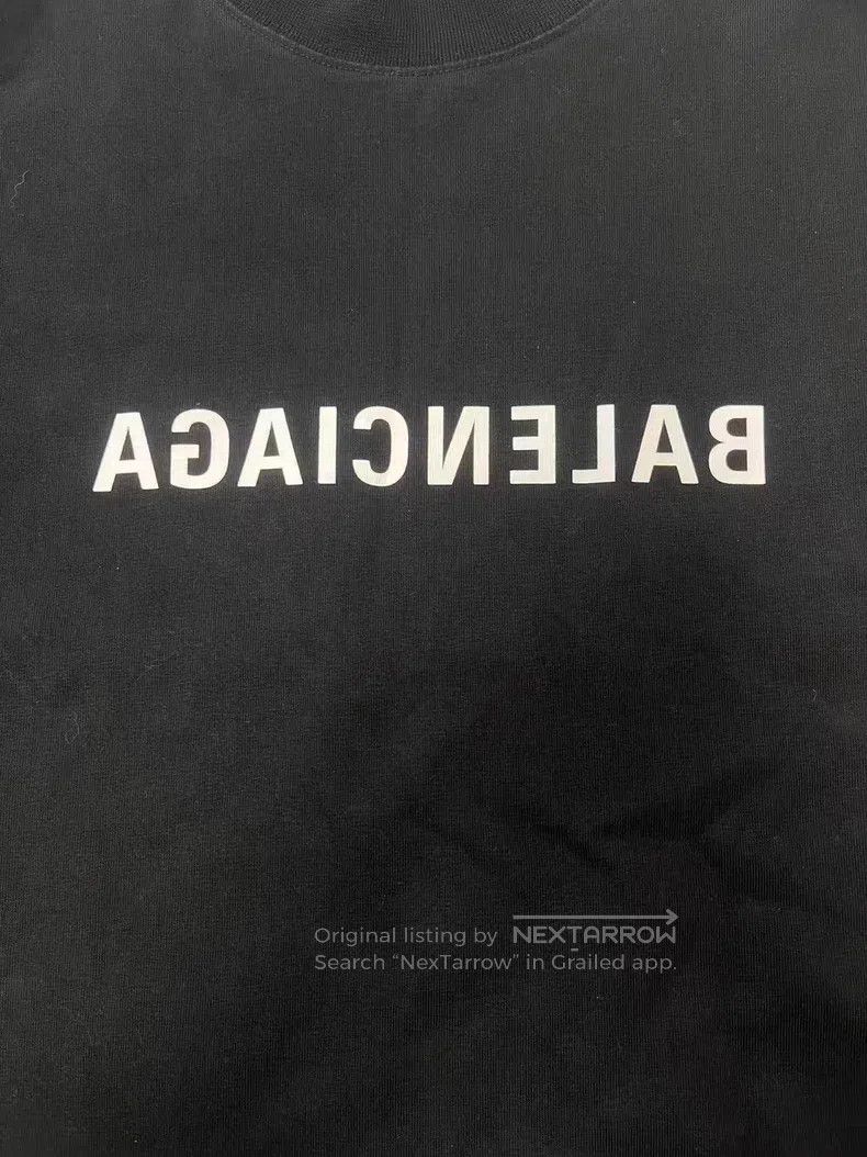 Balenciaga Balenciaga Logo Letter Print Round Neck Short Sleeve T-Shi Size US M / EU 48-50 / 2 - 3 Thumbnail