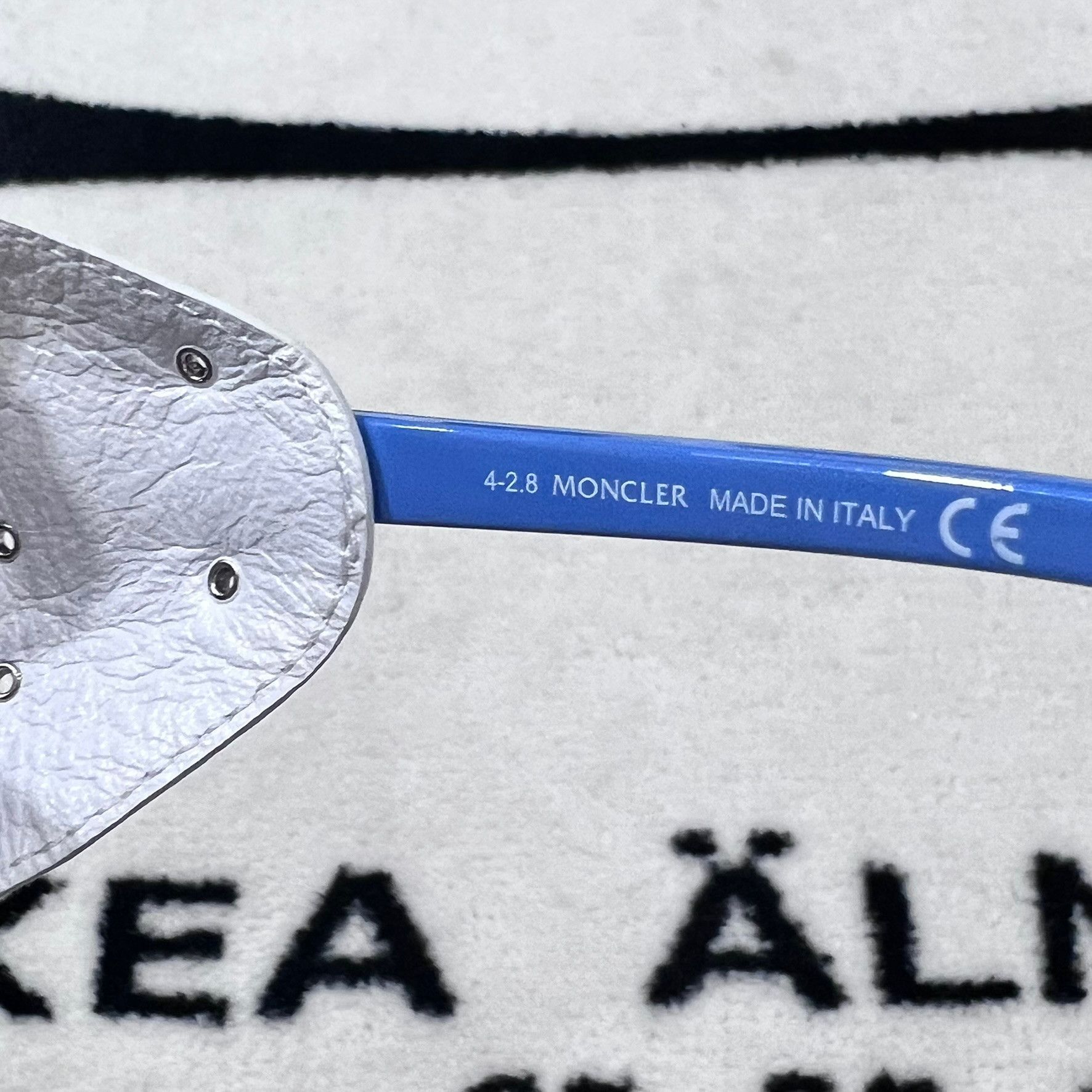 Moncler Moncler Sky Blue White Steradian Round Sunglasses Boutique Size ONE SIZE - 7 Thumbnail