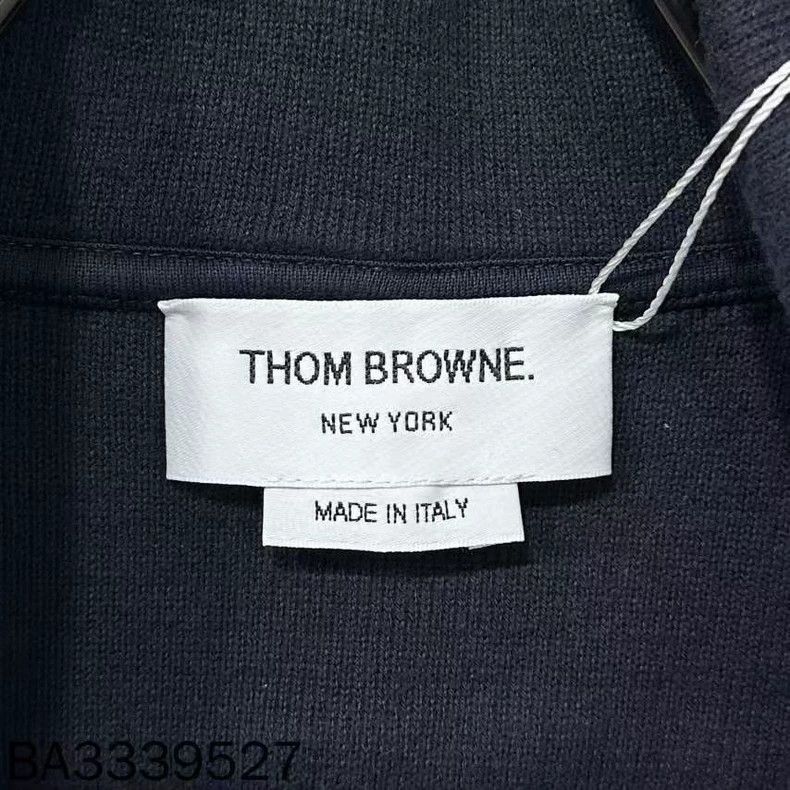 Thom Browne Thom Browne Navy blue knitted cardigan jacket Size US S / EU 44-46 / 1 - 5 Thumbnail