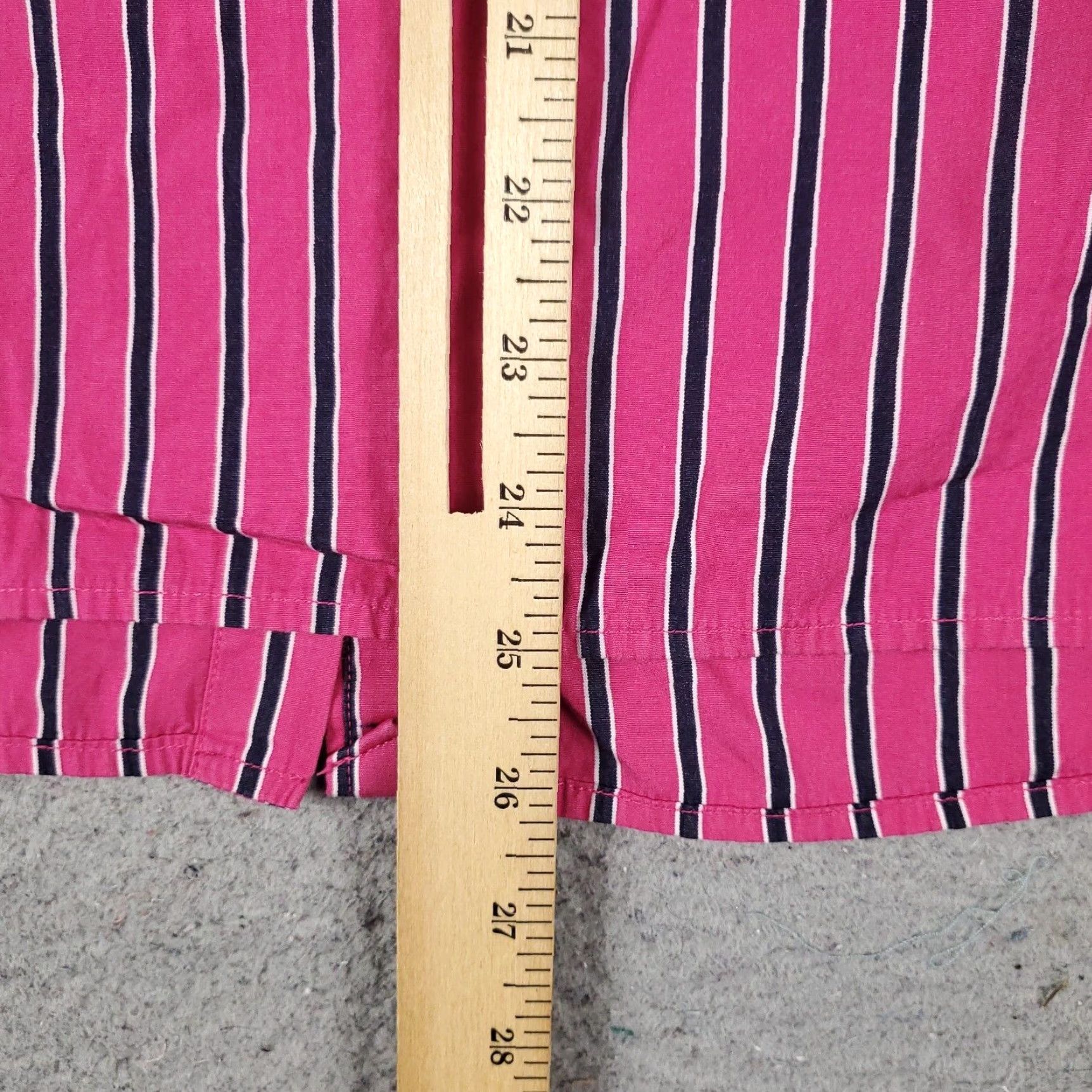 Ralph Lauren VINTAGE Ralph Lauren Women's Shirt 1X Pink Striped Button-Up Long Sleeve Casual Classic Size XL / US 12-14 / IT 48-50 - 4 Thumbnail