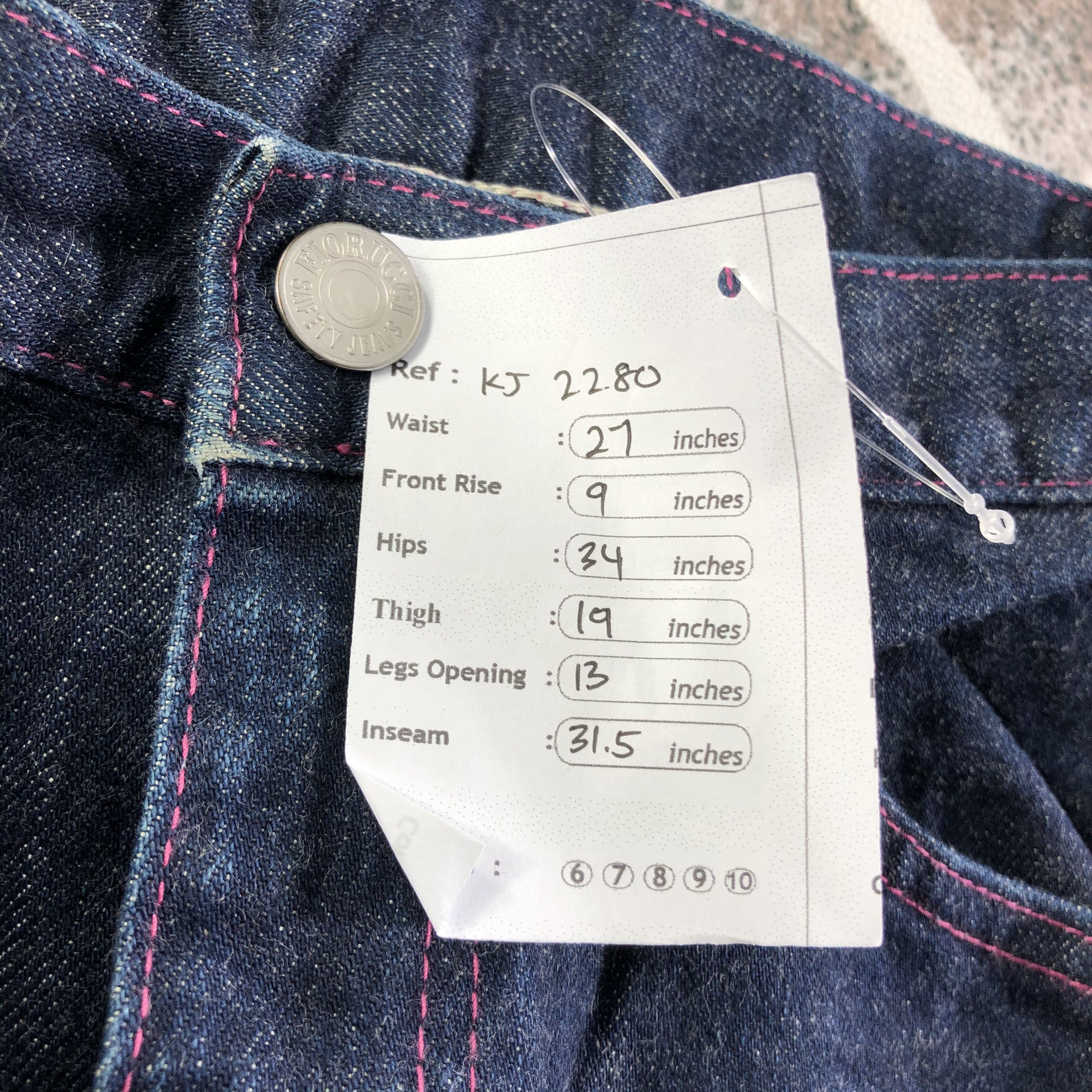 Fiorucci Distress Fiorucci Selvedge Jeans Size 27" / US 4 / IT 40 - 11 Thumbnail
