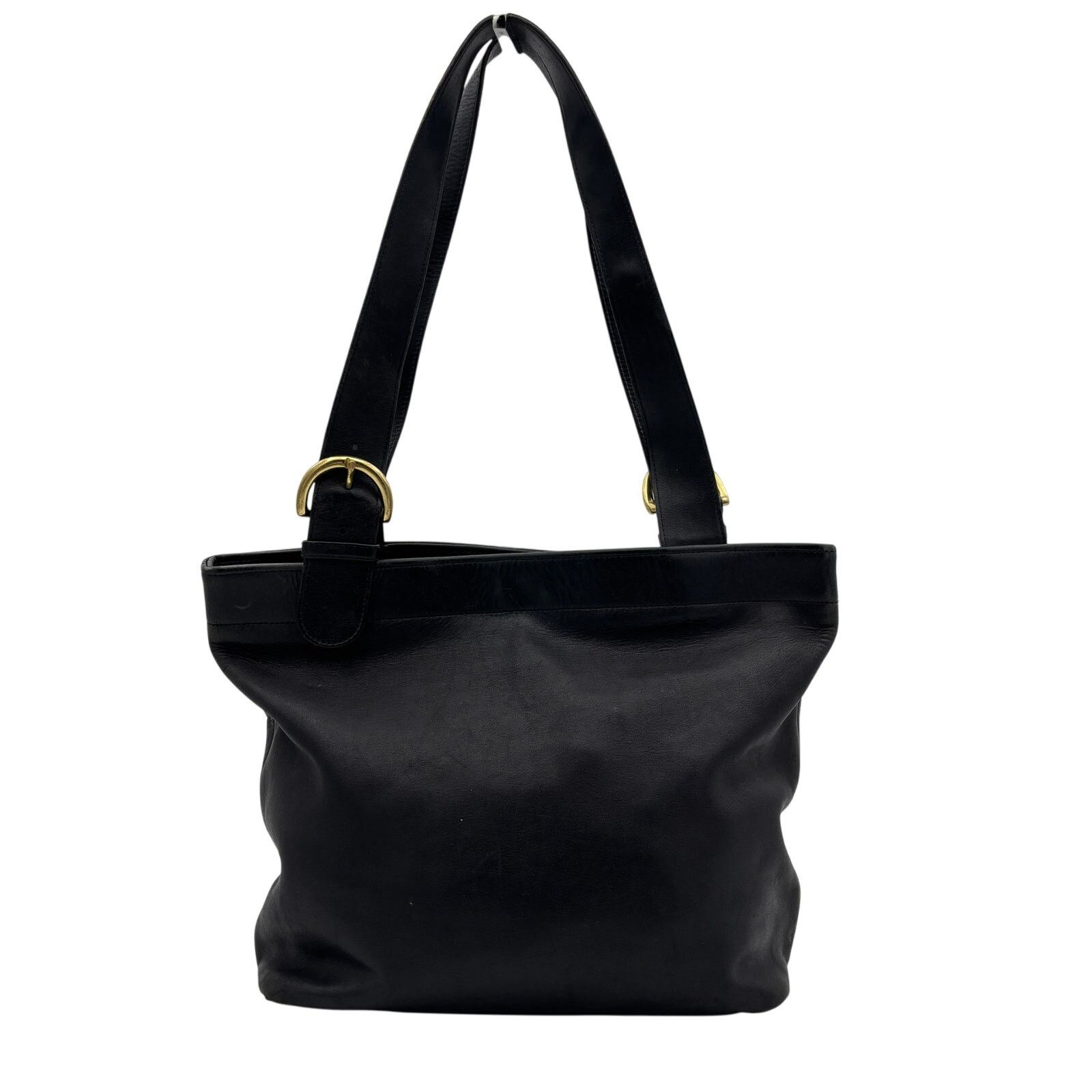 Coach Vintage 90s Coach 4140 Soho Lafayette Black Leather Tote Bag