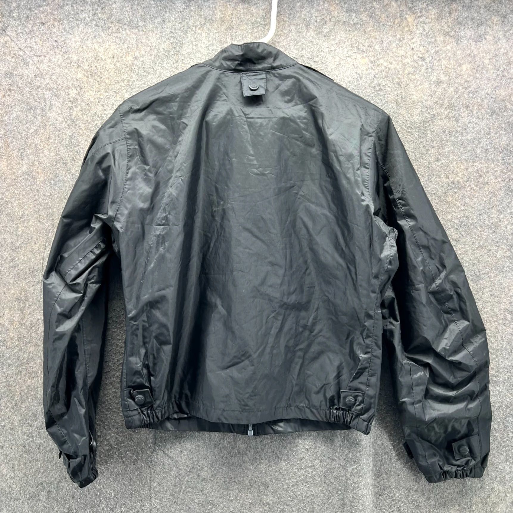 Harley Davidson VTG Harley-Davidson Jacket Women Medium Black Nylon Windbreaker American Biker Long Sleeve Motorcycle Size M / US 6-8 / IT 42-44 - 2 Thumbnail