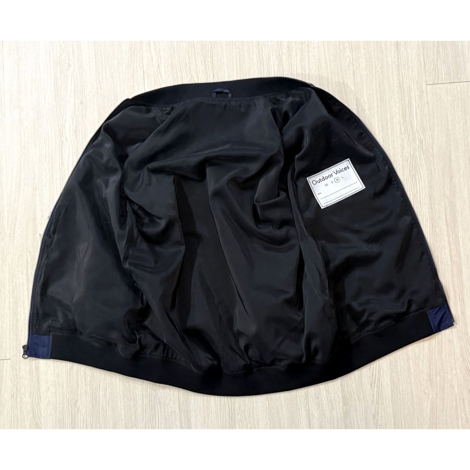 Outdoor Voices Outdoor Voices Bomber Jacket Medium Mens Blue Nylon Softshell Zip Pockets Lined Vintage No Size US M / EU 48-50 / 2 - 3 Thumbnail