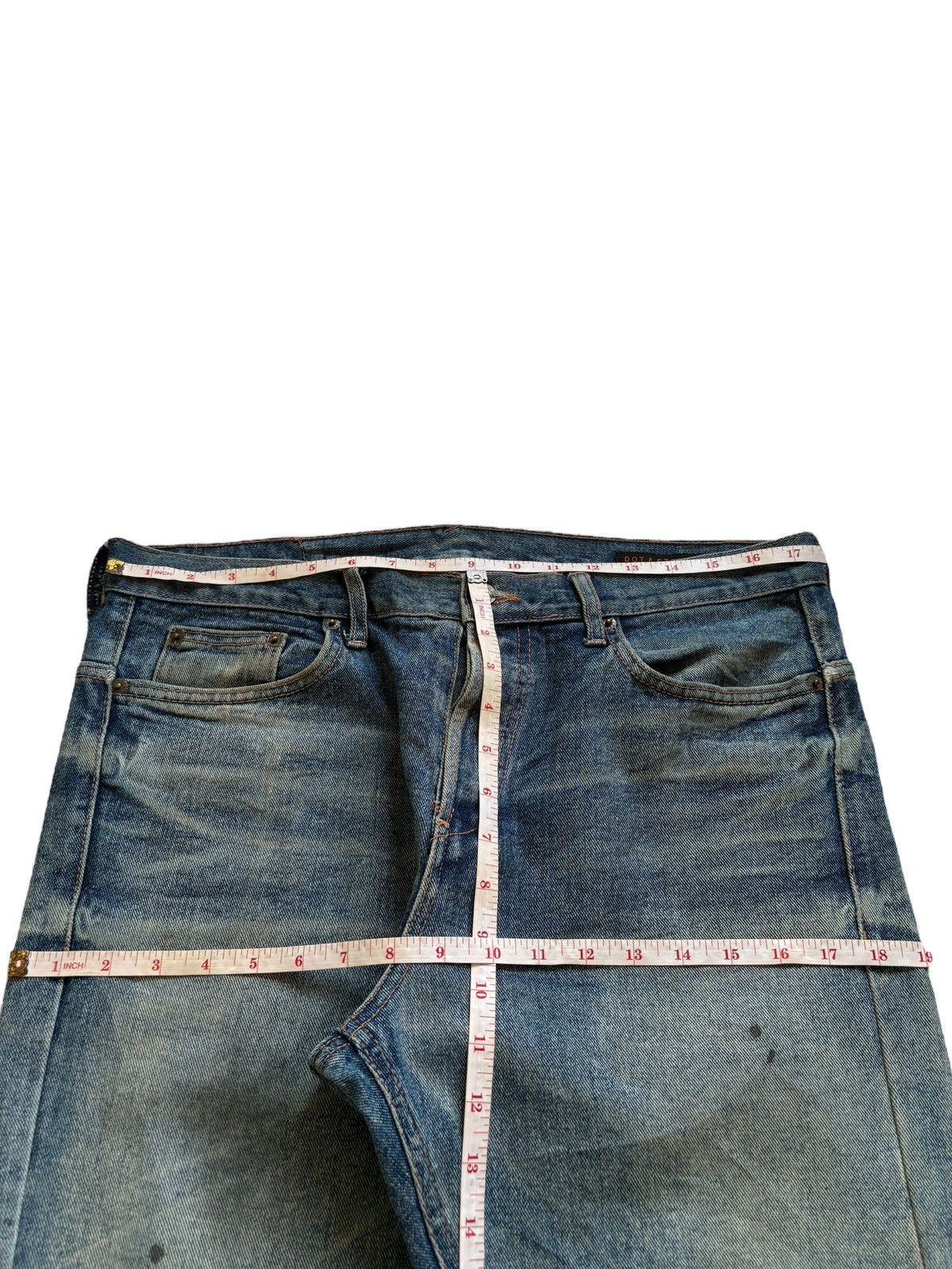 Japanese Brand Vintage Japanese Brand Rusty Mud Wash Distressed Jeans Size US 36 / EU 52 - 12 Thumbnail