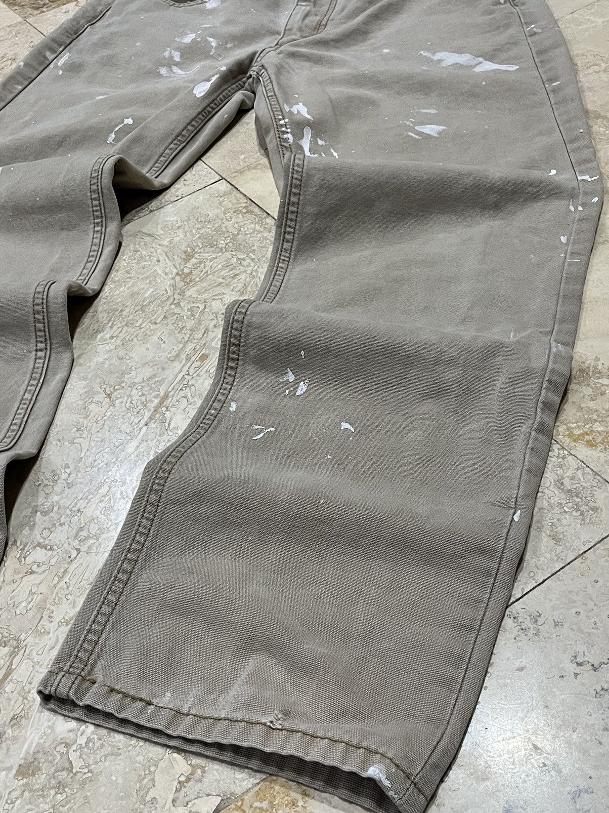 Levi's × Vintage Levi’s 514 Painters Khaki Denim Jeans Size US 33 - 8 Thumbnail