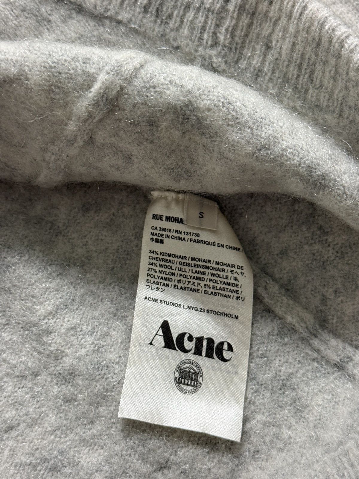 Acne Studios Acne Studios mohair sweater rue mohair paw13 Size S / US 4 / IT 40 - 4 Thumbnail