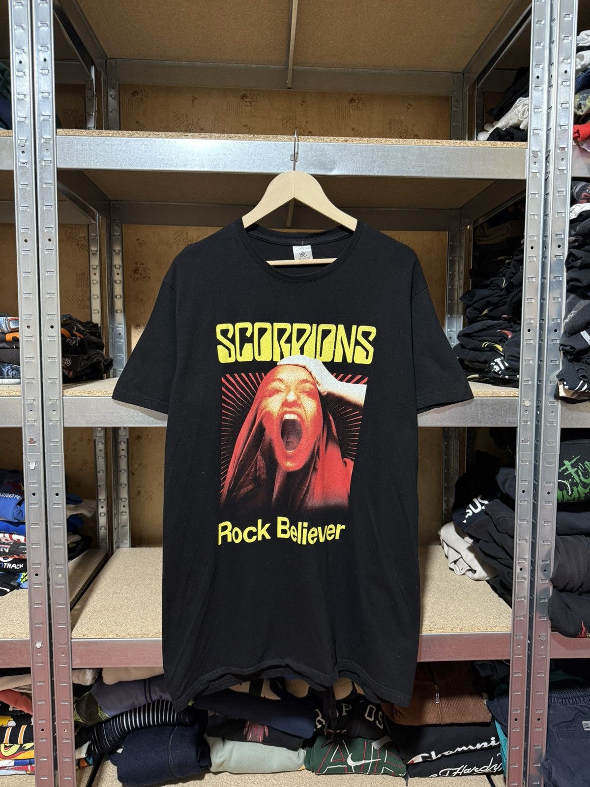 Band Tees × Vintage Vintage 2022 Scorpions Rock Believer Band T-Shirt Hype Y2K Size US XXL / EU 58 / 5 - 1 Thumbnail